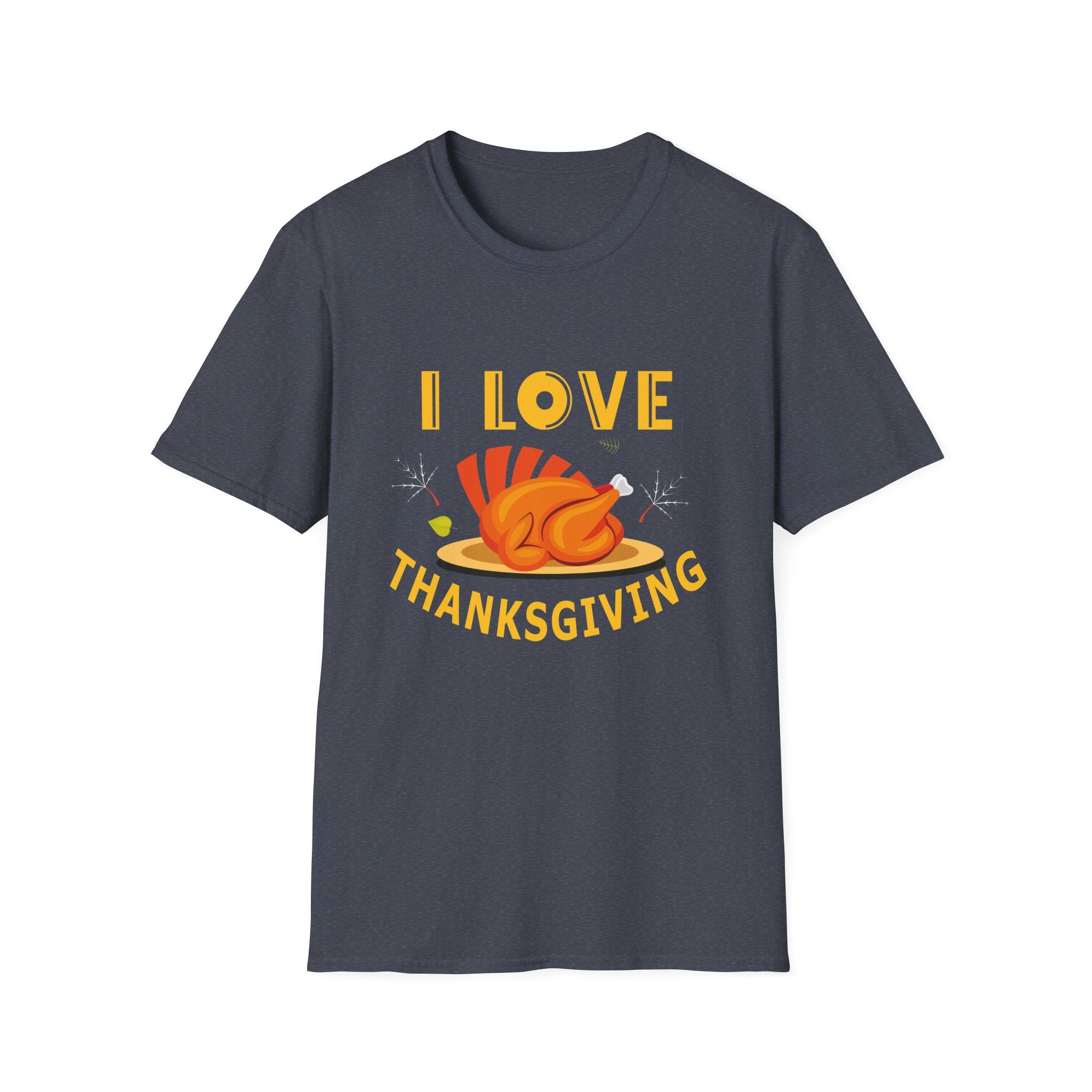 Thanksgiving Themed Unisex Softstyle T-Shirt | I Love Thanksgiving Tee for Fall Celebrations, Thanksgiving Dinner, Family Gatherings, [...]