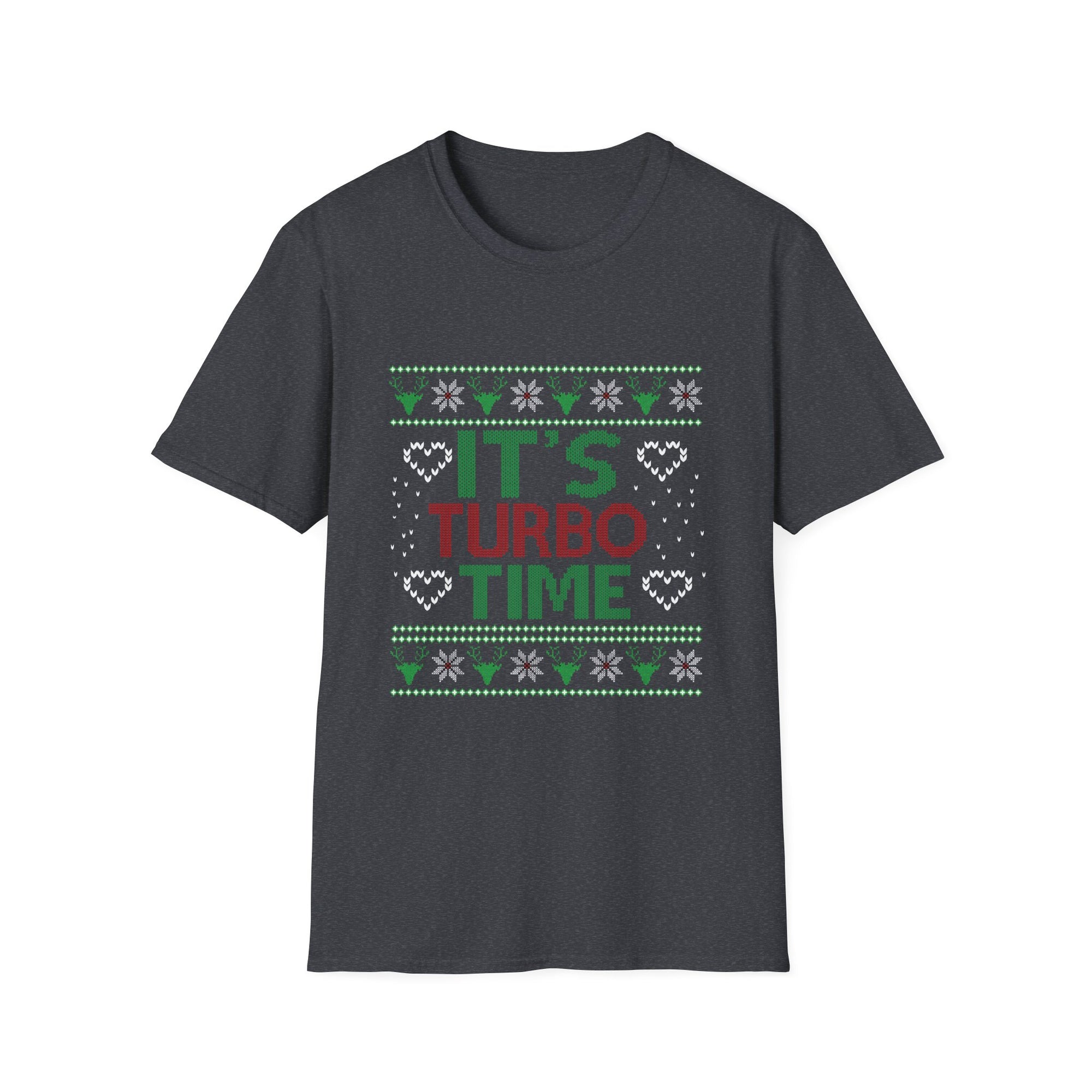 Turbo Time Unisex T-Shirt | Fun Holiday Apparel, Christmas Gift, Festive Tee, Winter Wear, Casual Style