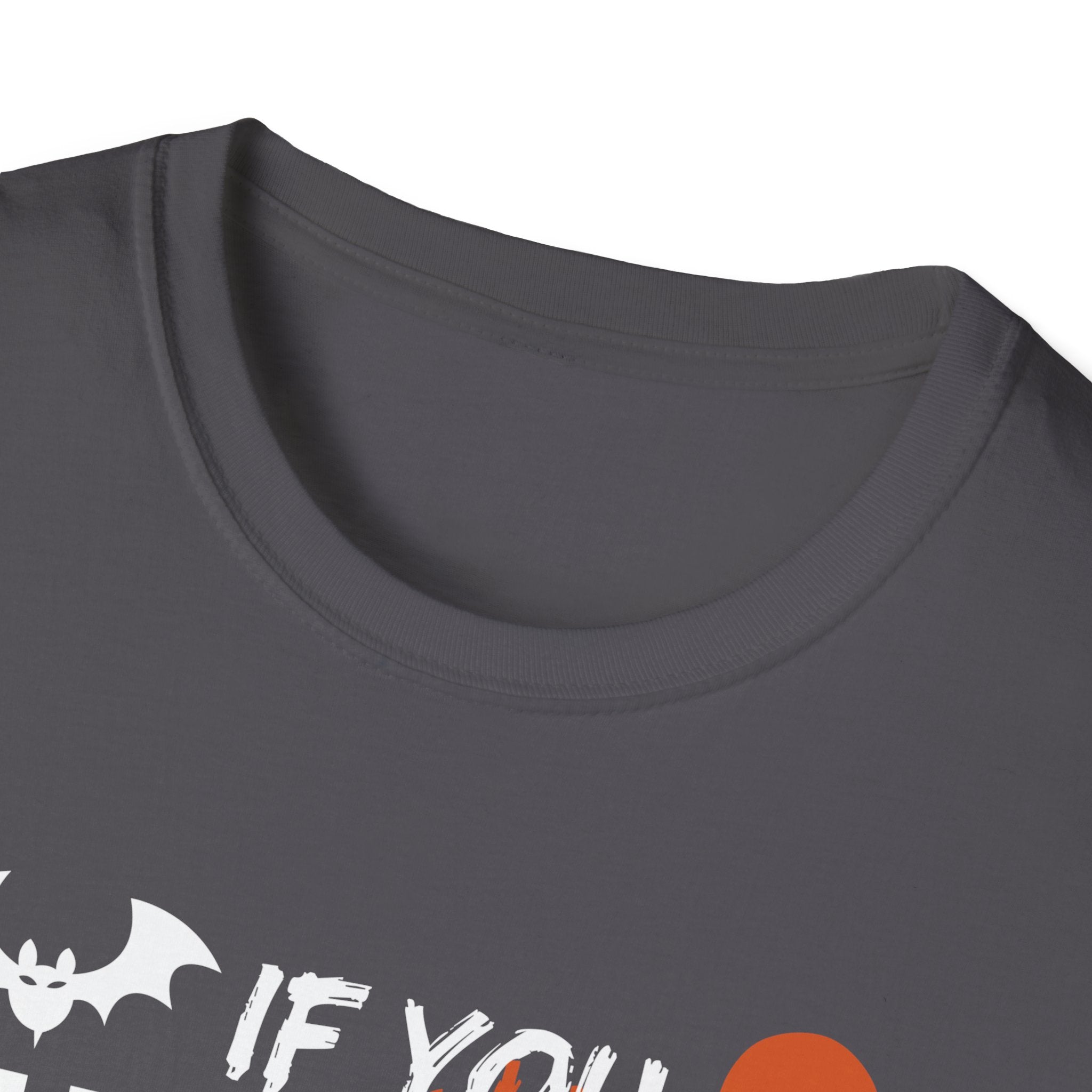 Halloween Graphic T-Shirt, Unisex Softstyle Tee, Witch Themed Shirt, Spooky Season Apparel, Perfect for Fall Celebrations