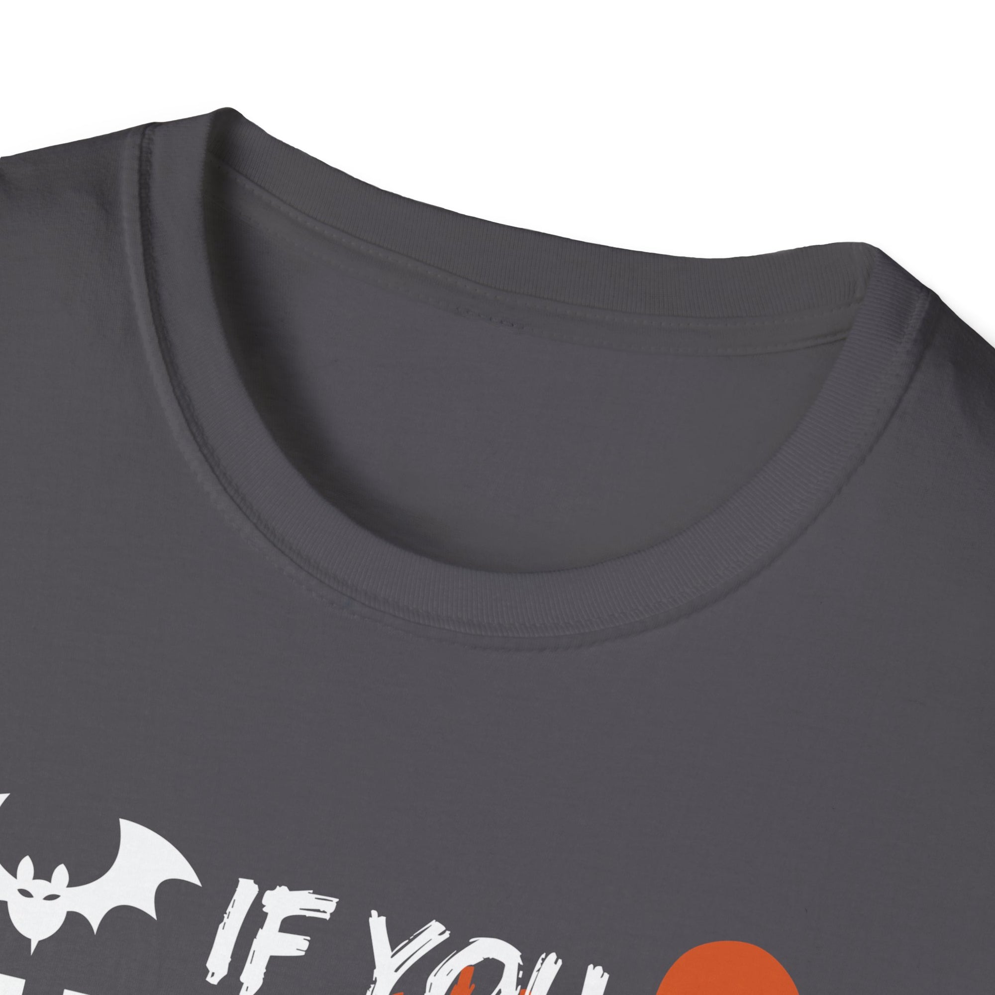 Halloween Graphic T-Shirt, Unisex Softstyle Tee, Witch Themed Shirt, Spooky Season Apparel, Perfect for Fall Celebrations