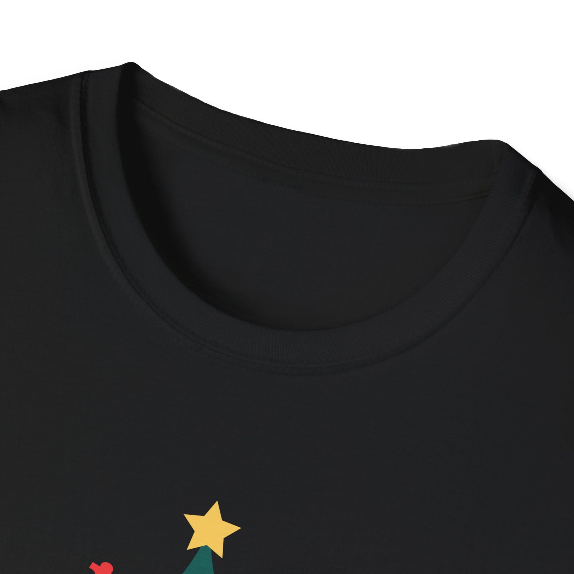 Christmas Tree Unisex Softstyle T-Shirt, Holiday Gift, Festive Apparel, Casual Wear, Christmas Celebration, Seasonal Fashion