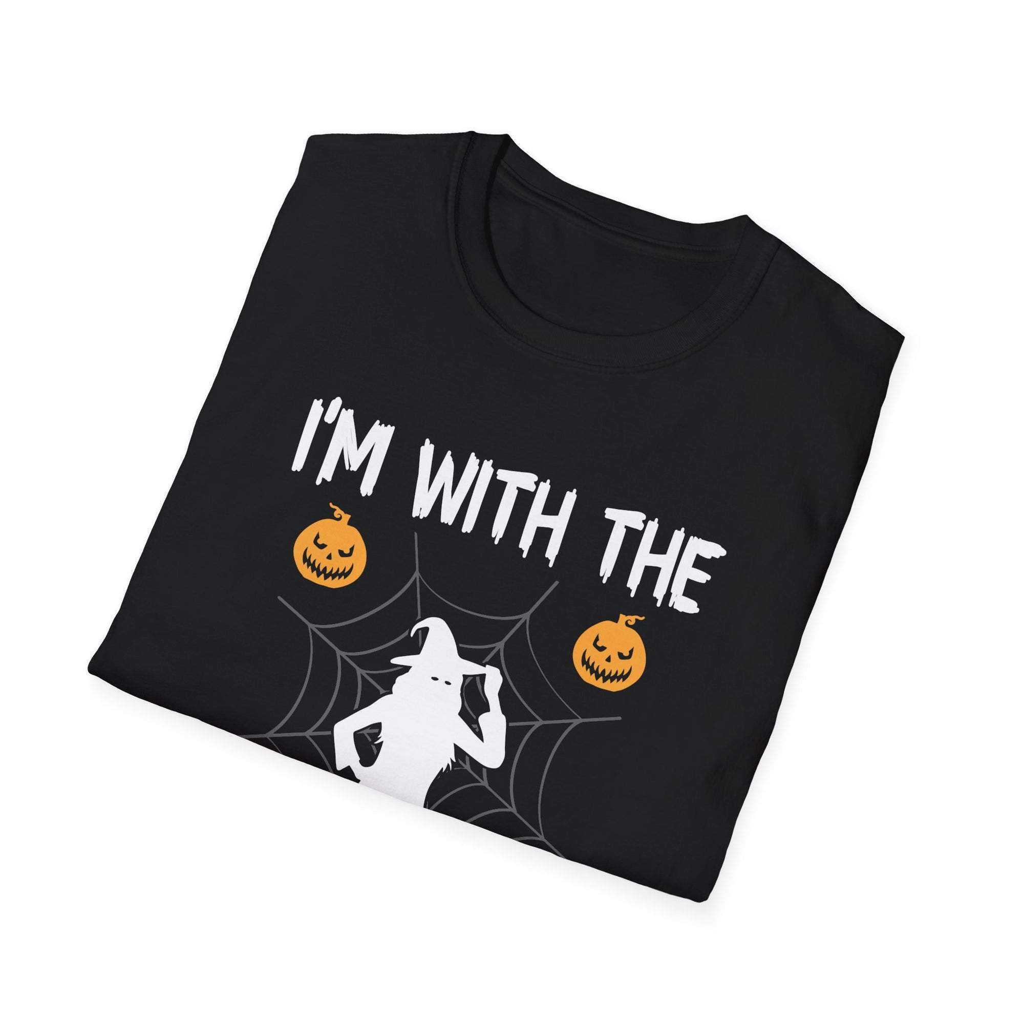 Halloween Bank Robber T-Shirt, Unisex Softstyle Tee, Spooky Season Apparel, Funny Costume Shirt, Perfect for Halloween Parties