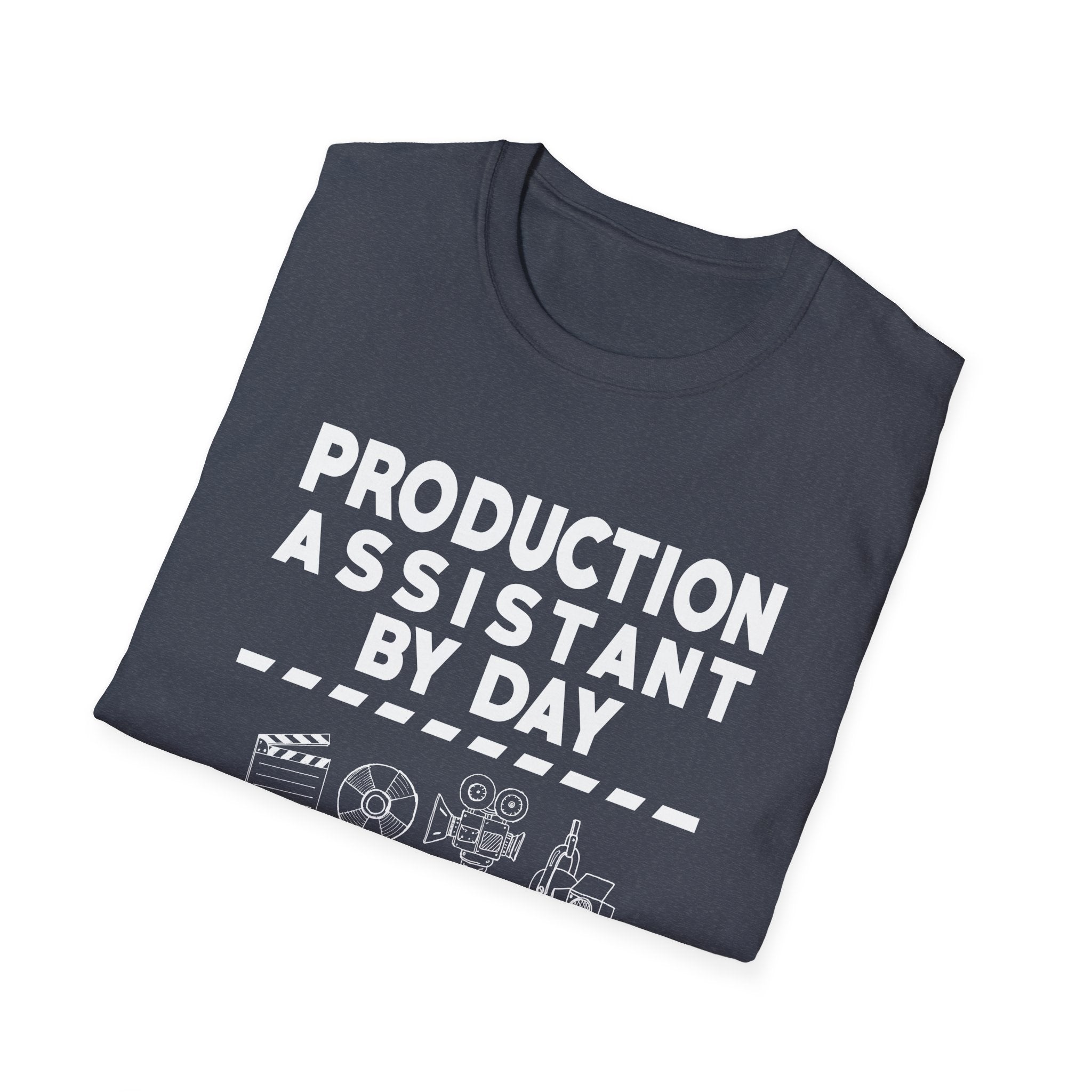 Production Assistant T-Shirt, Creative Gift for Filmmakers, Movie Lover Apparel, Fun Work Shirt, Casual Graphic Tee