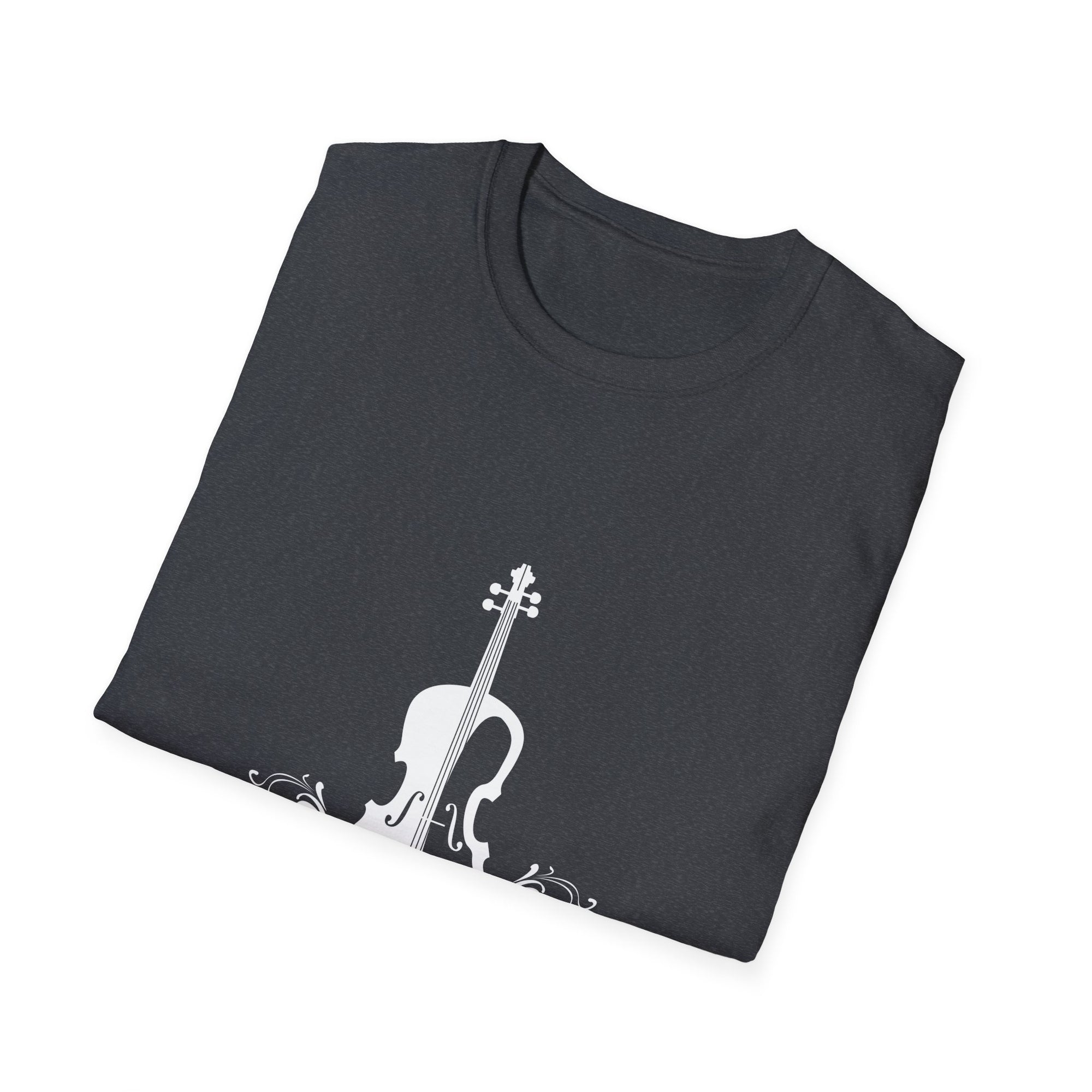 Violin Lovers T-Shirt with Quote, Softstyle Tee for Musicians, Gift for Violinists, Musician Apparel, Student Orchestra Shirt