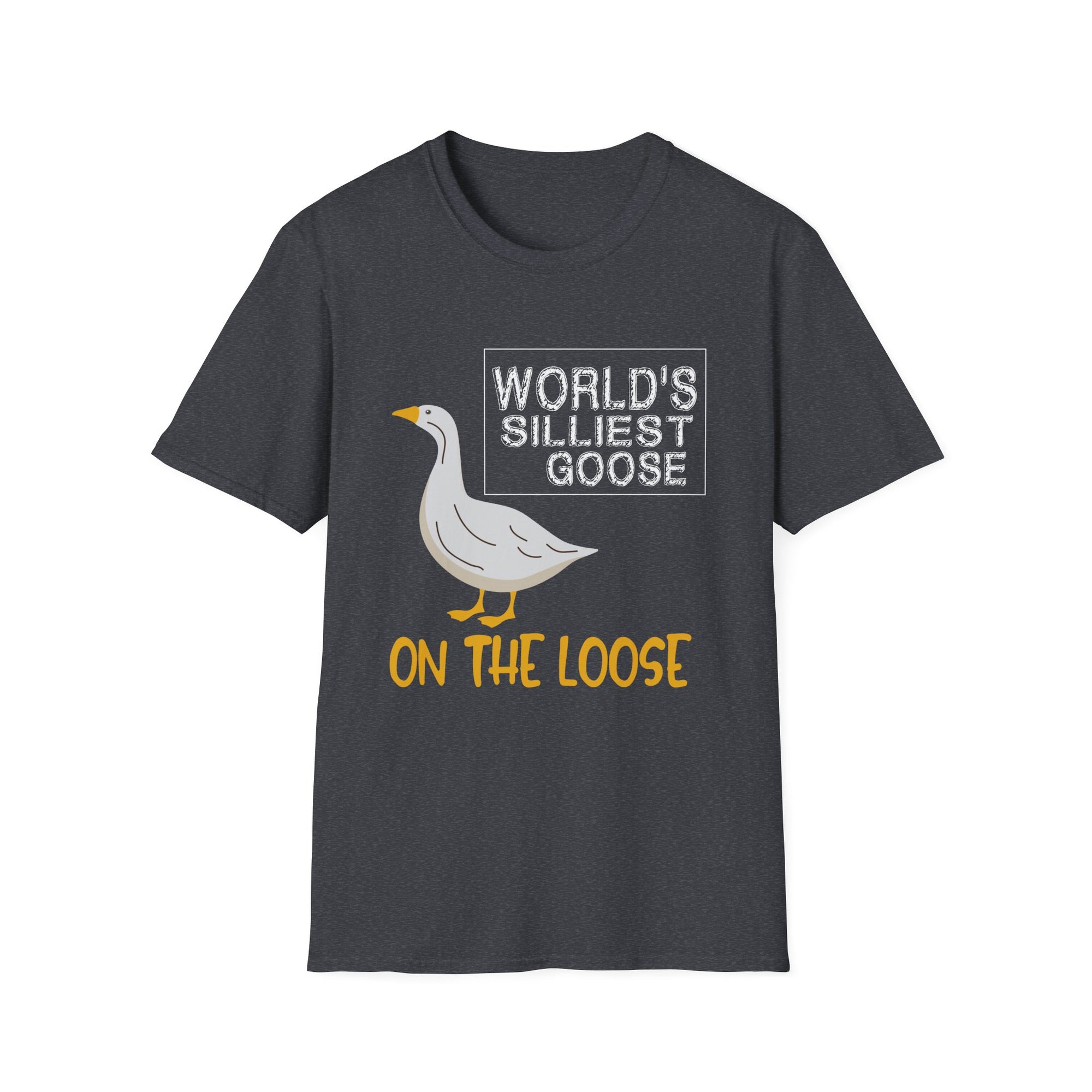 Funny Goose T-Shirt, World's Silliest Goose Gift, Unisex Graphic Tee, Animal Lover Shirt, Quirky Gift for Friends