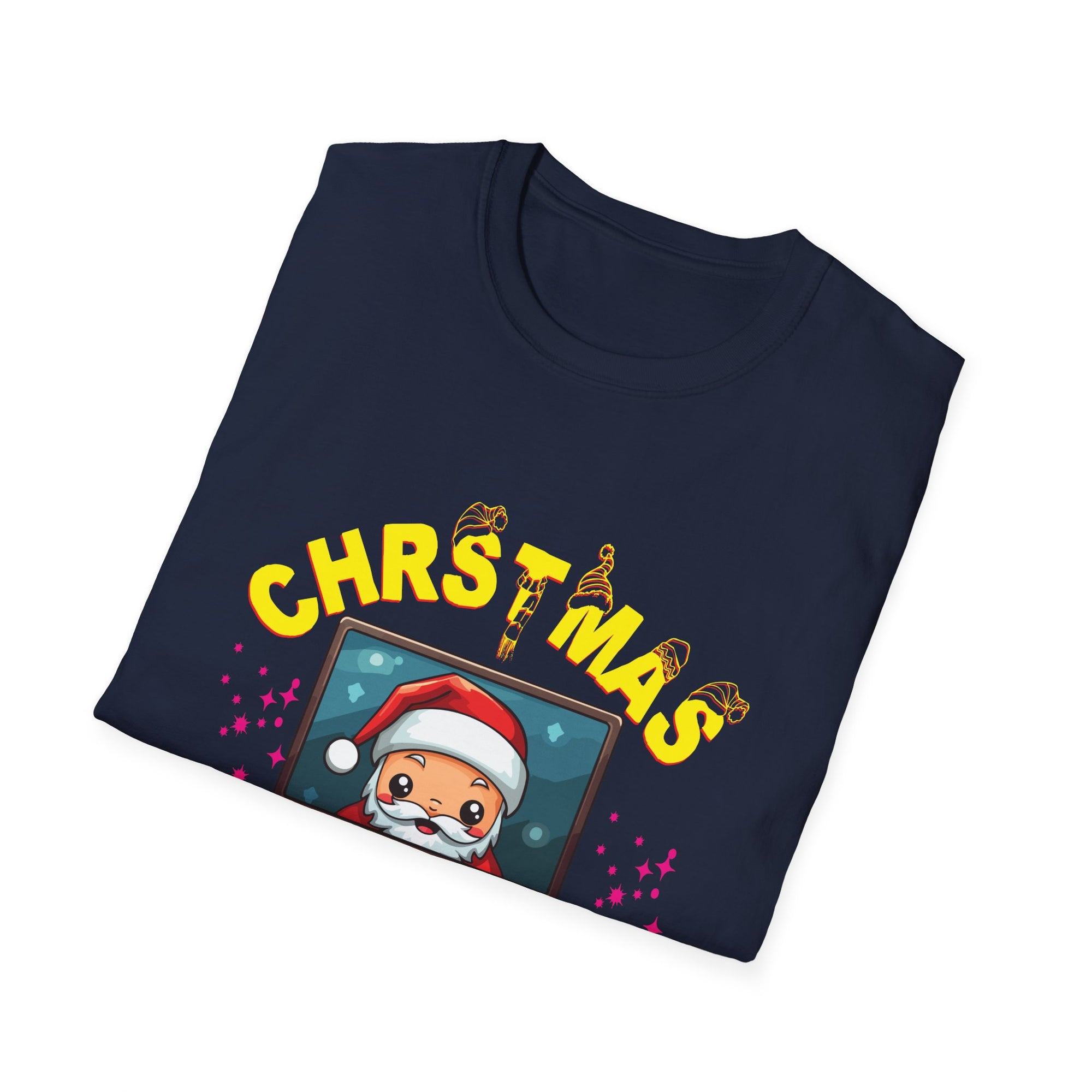 Christmas Fun Unisex Softstyle T-Shirt, Holiday Shirt, Funny Christmas Tee, Gift for Him/Her, Xmas Cheer Apparel