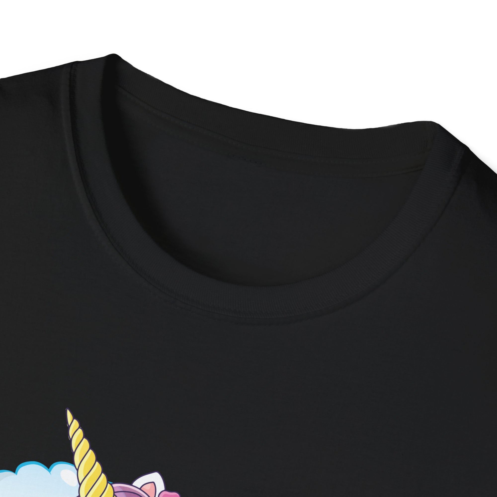 Happy Haunti-Corn Unisex Softstyle T-Shirt | Fun Unicorn Halloween Tee, Gifts for Fall, Cozy Casual Wear, Holiday Apparel, Playful Designs