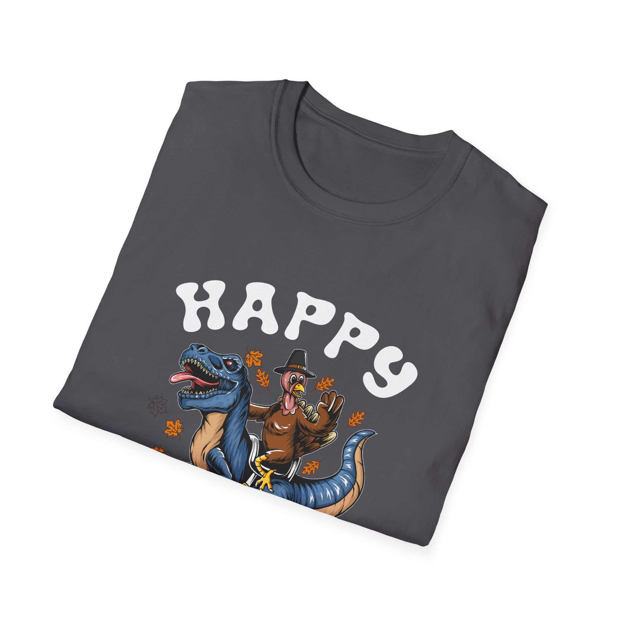 Happy Trexgiving T-Shirt, Dinosaur Tee, Unisex Graphic Shirt, Funny Holiday Shirt, Thanksgiving Gift, Casual Wear