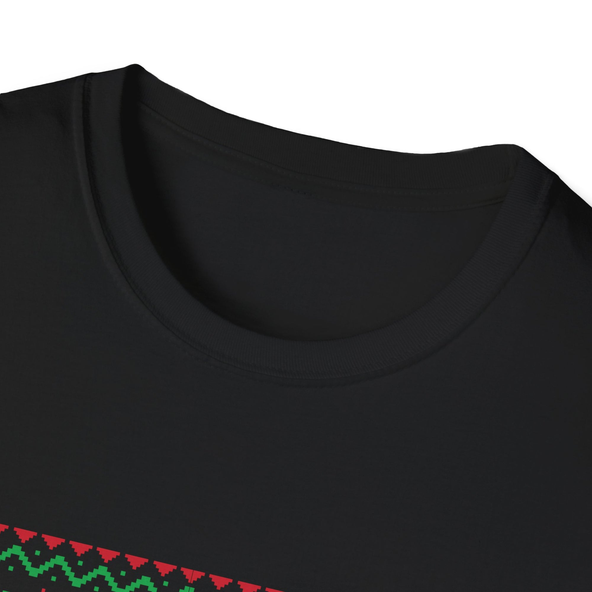 Festive Moose Graphic T-Shirt, Holiday Apparel, Unisex Christmas Shirt, Ugly Sweater Tee, Cute Winter Outfit