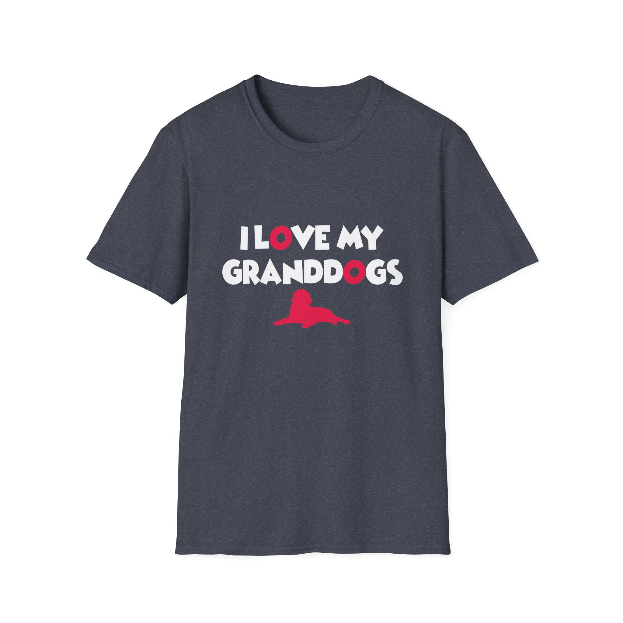 I Love My Granddogs T-Shirt | Unisex Softstyle Tee | Dog Lover Gift | Pet Parent Apparel | Casual Wear | Animal Lover Shirt