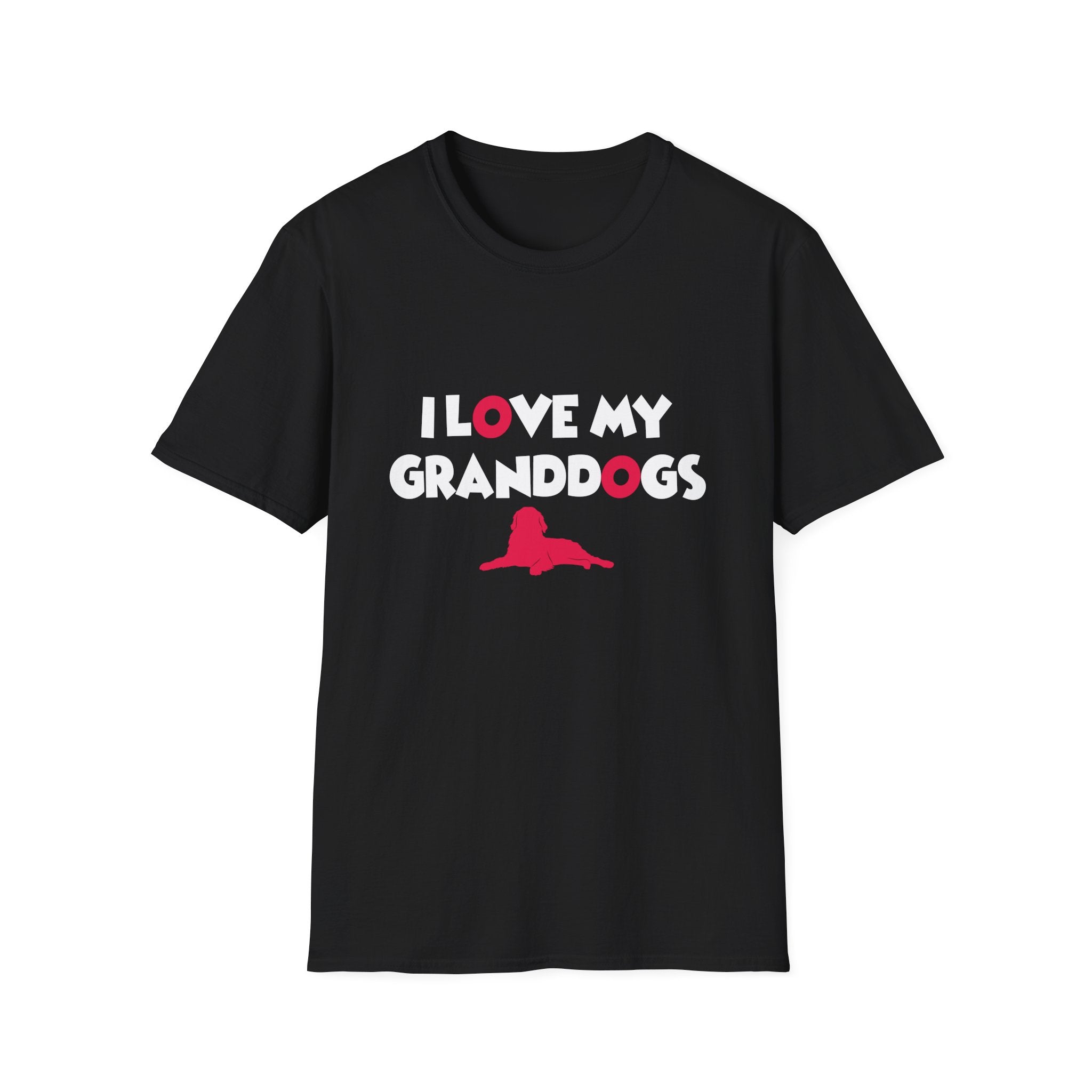 I Love My Granddogs T-Shirt | Unisex Softstyle Tee | Dog Lover Gift | Pet Parent Apparel | Casual Wear | Animal Lover Shirt
