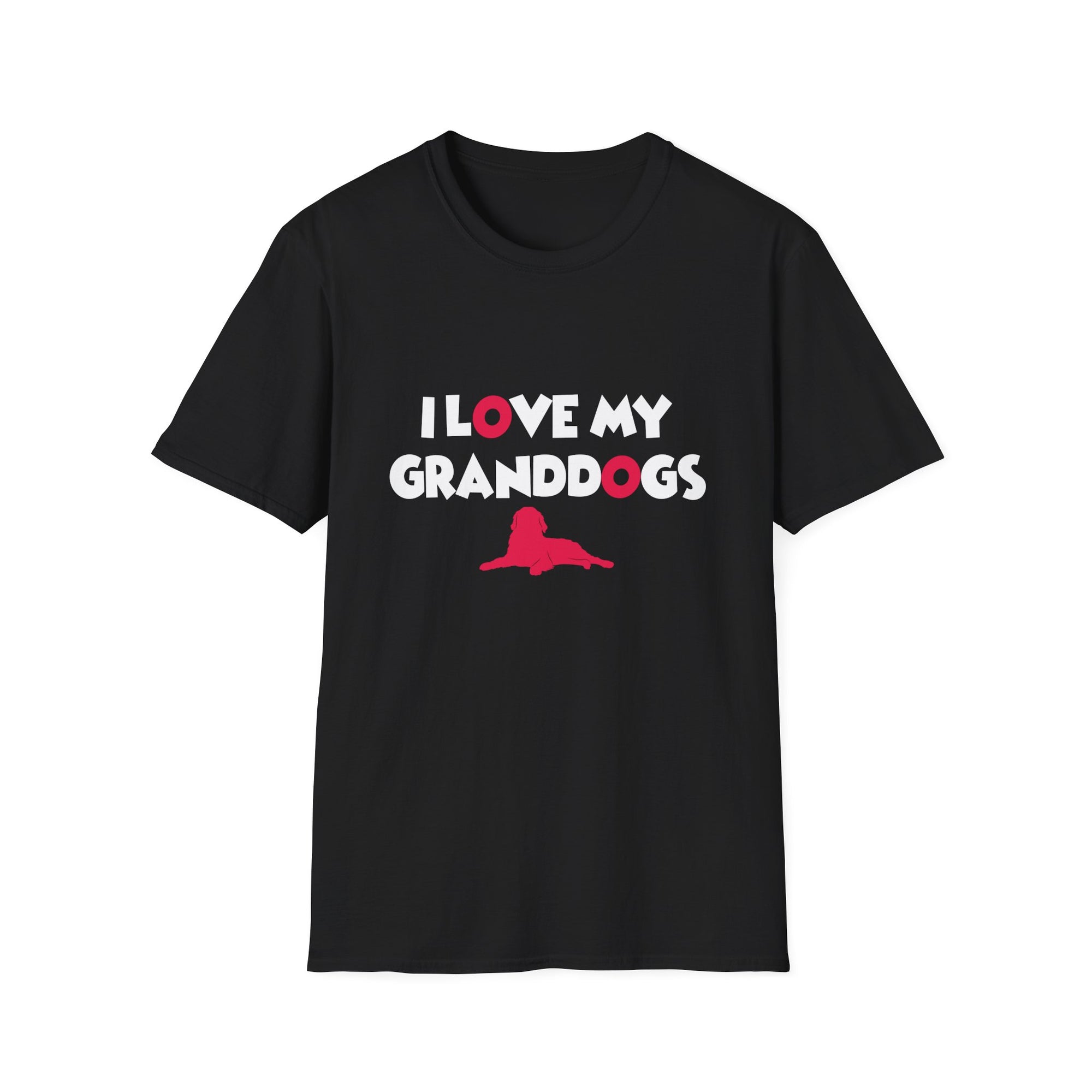I Love My Granddogs T-Shirt | Unisex Softstyle Tee | Dog Lover Gift | Pet Parent Apparel | Casual Wear | Animal Lover Shirt