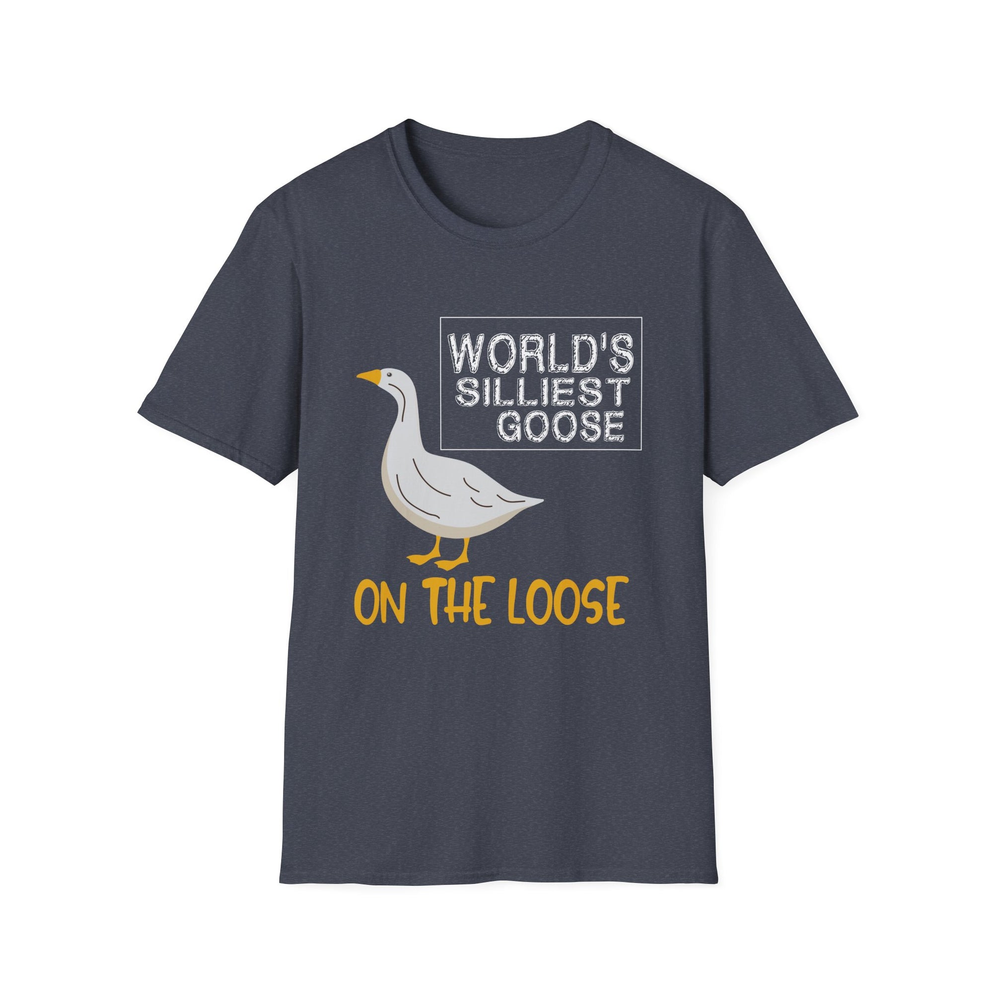 Funny Goose T-Shirt, World's Silliest Goose Gift, Unisex Graphic Tee, Animal Lover Shirt, Quirky Gift for Friends