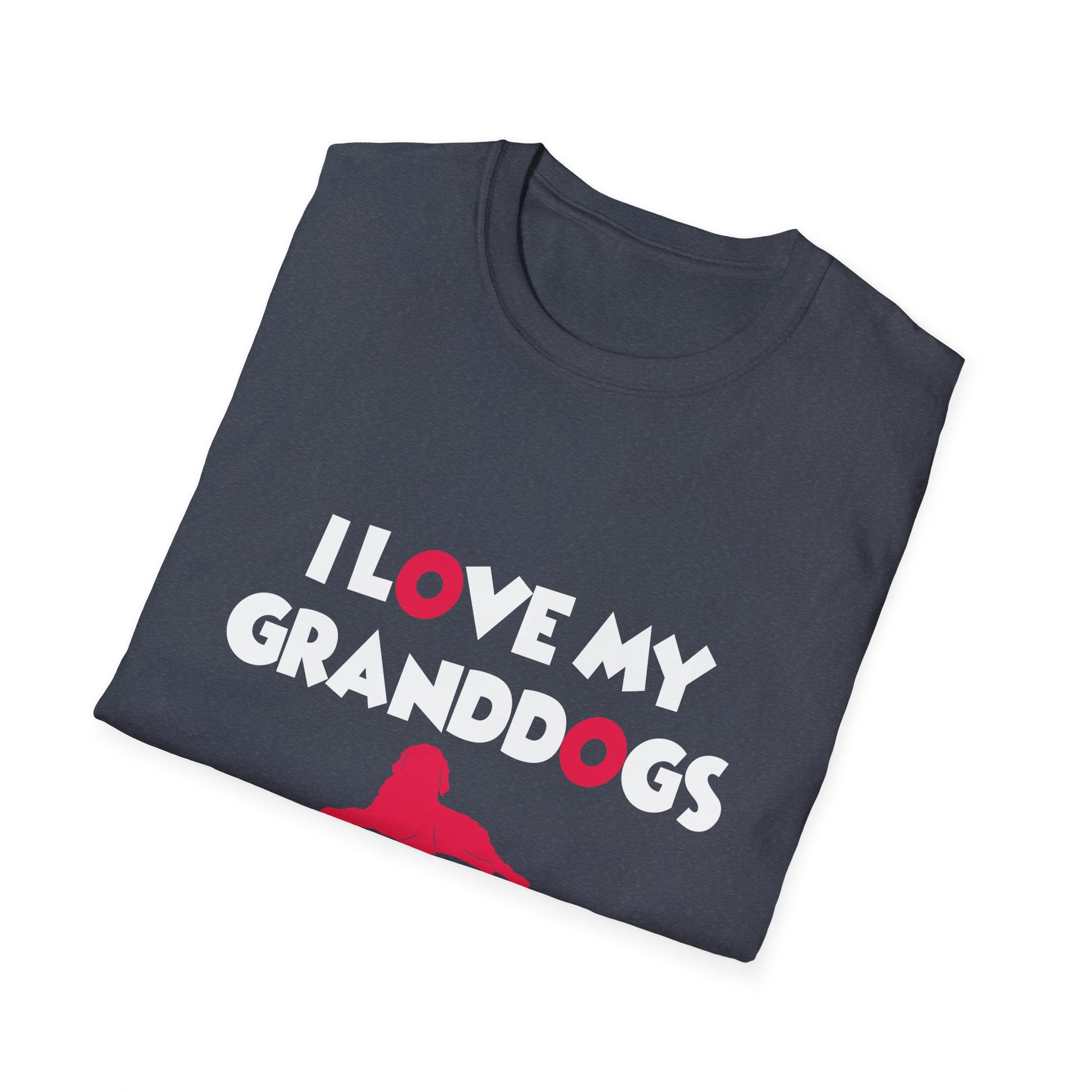I Love My Granddogs T-Shirt | Unisex Softstyle Tee | Dog Lover Gift | Pet Parent Apparel | Casual Wear | Animal Lover Shirt