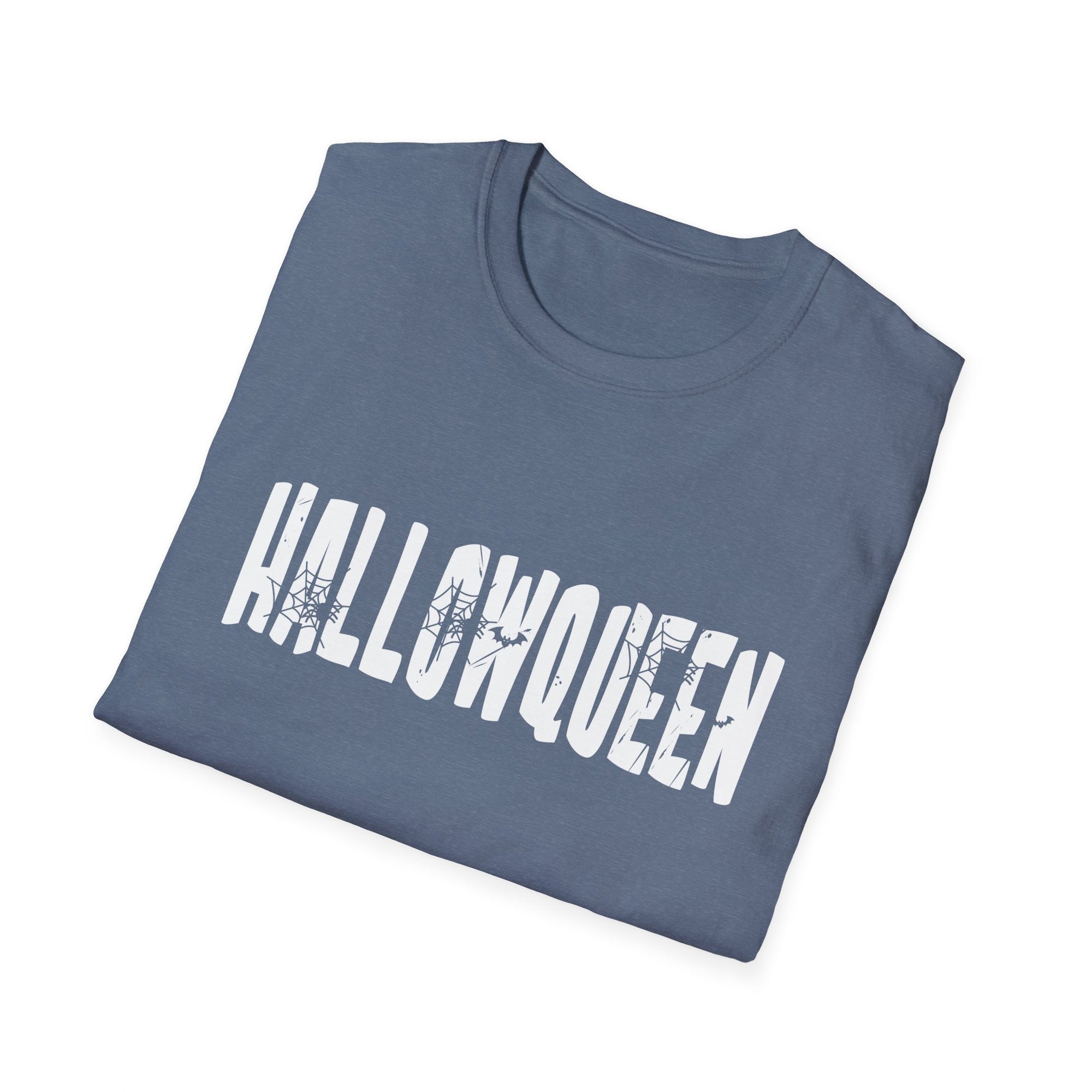 Hallowqueen T-Shirt | Fun Halloween Tee, Unisex Halloween Shirt, Spooky Season Apparel, October Celebration Outfit, Boo-tiful Gift