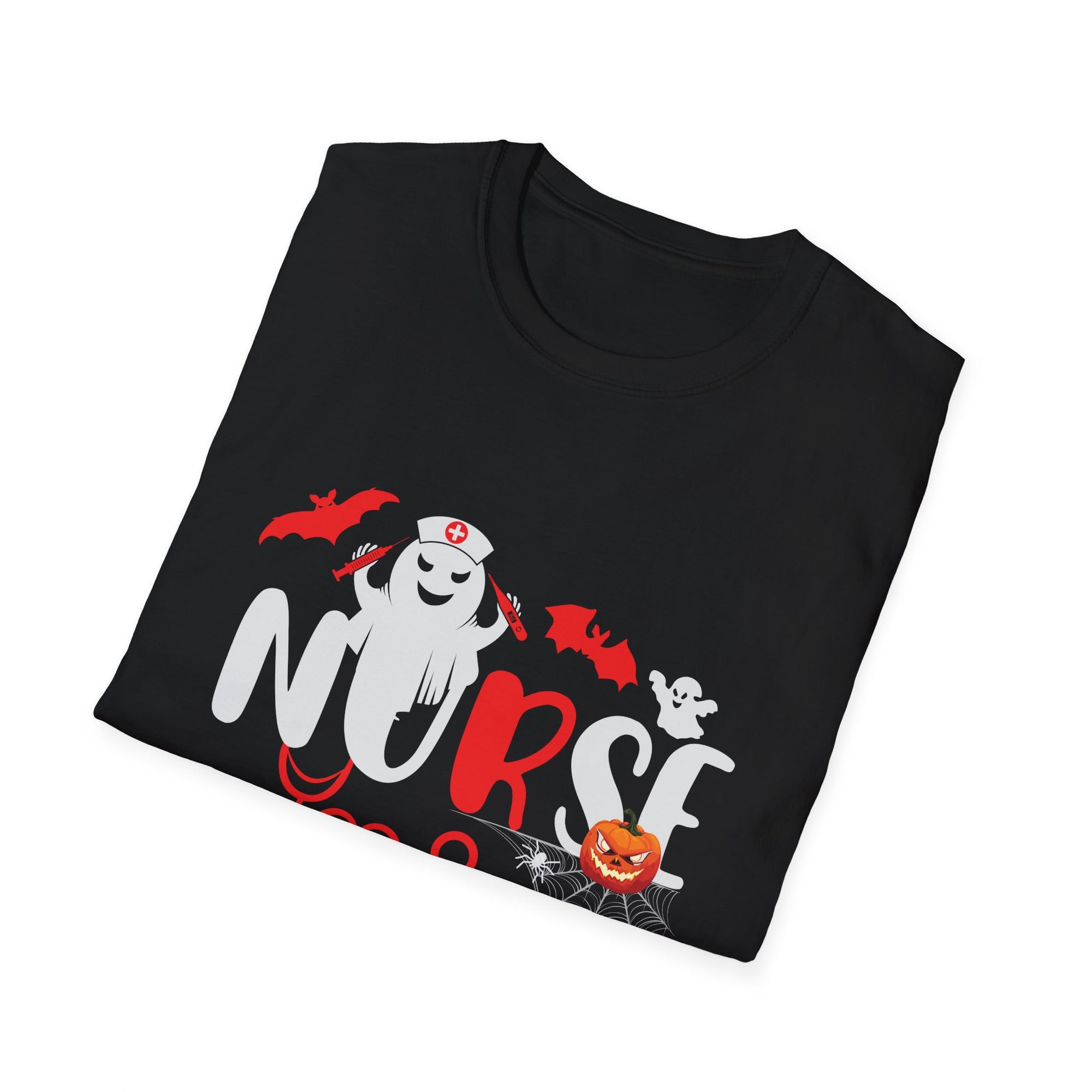 Halloween Nurse T-Shirt, Unisex Nurse Shirt, Spooky Healthcare Tee, Halloween Costume, Medical Themed Gift
