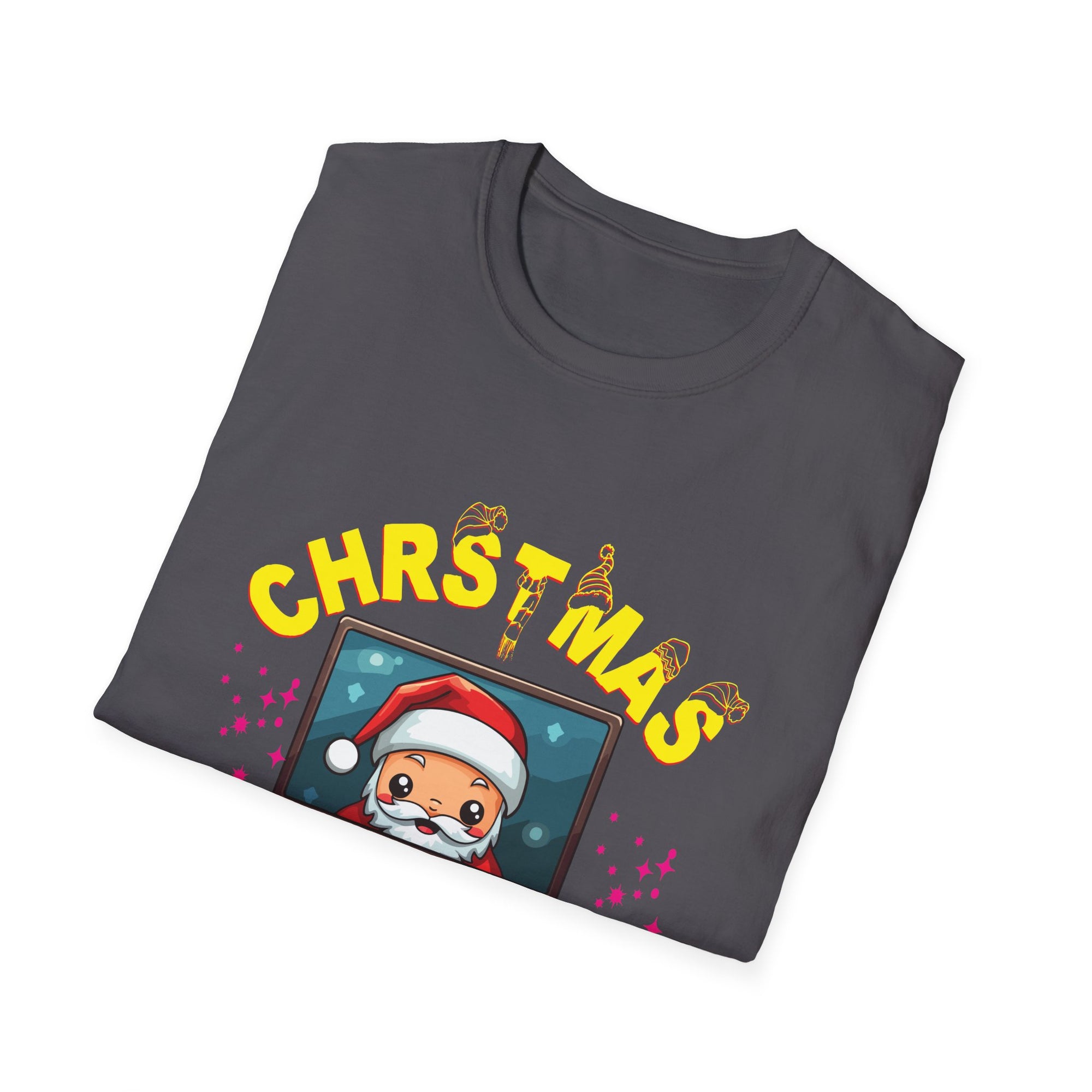 Christmas Fun Unisex Softstyle T-Shirt, Holiday Shirt, Funny Christmas Tee, Gift for Him/Her, Xmas Cheer Apparel