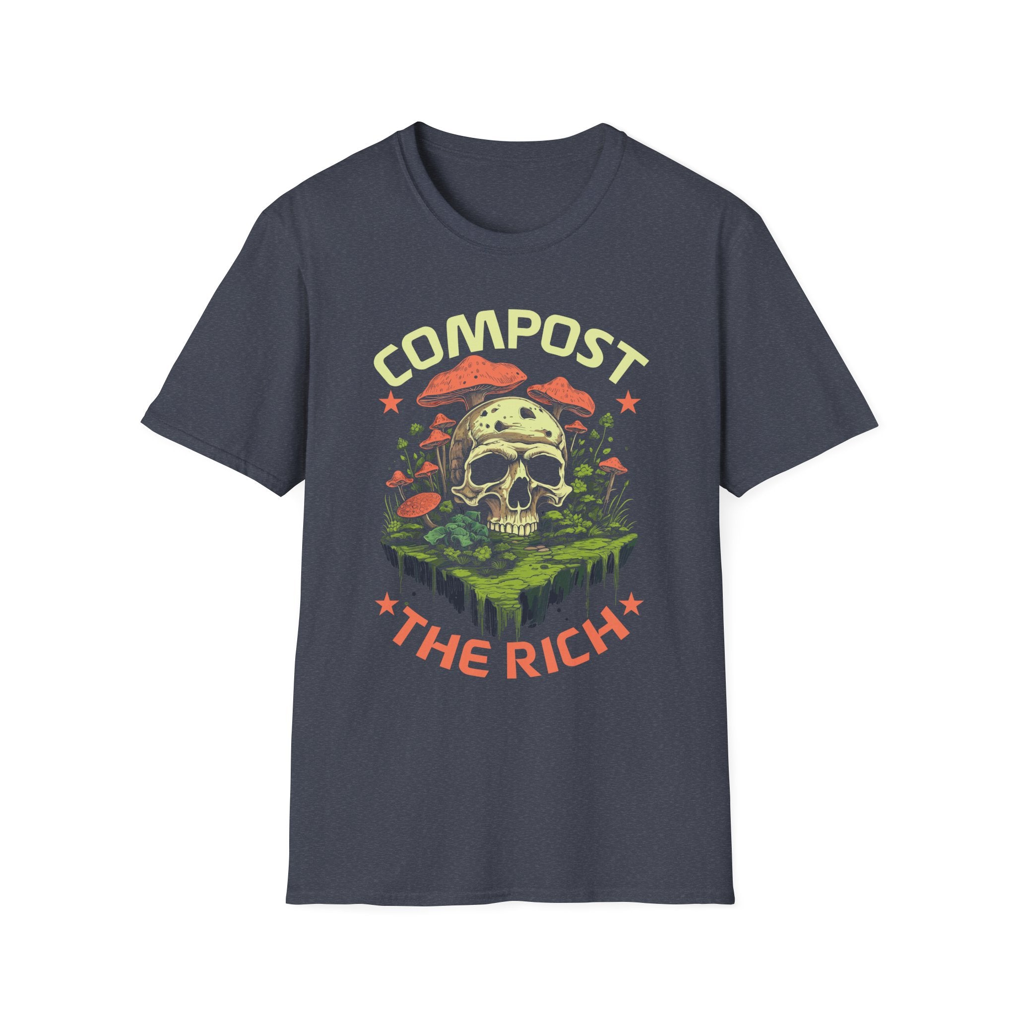 Compost the Rich Unisex Softstyle T-Shirt, Eco-Friendly Tee, Great for Environmentalists, Casual Wear, Earth Day Gift, Gift for Nature [...]