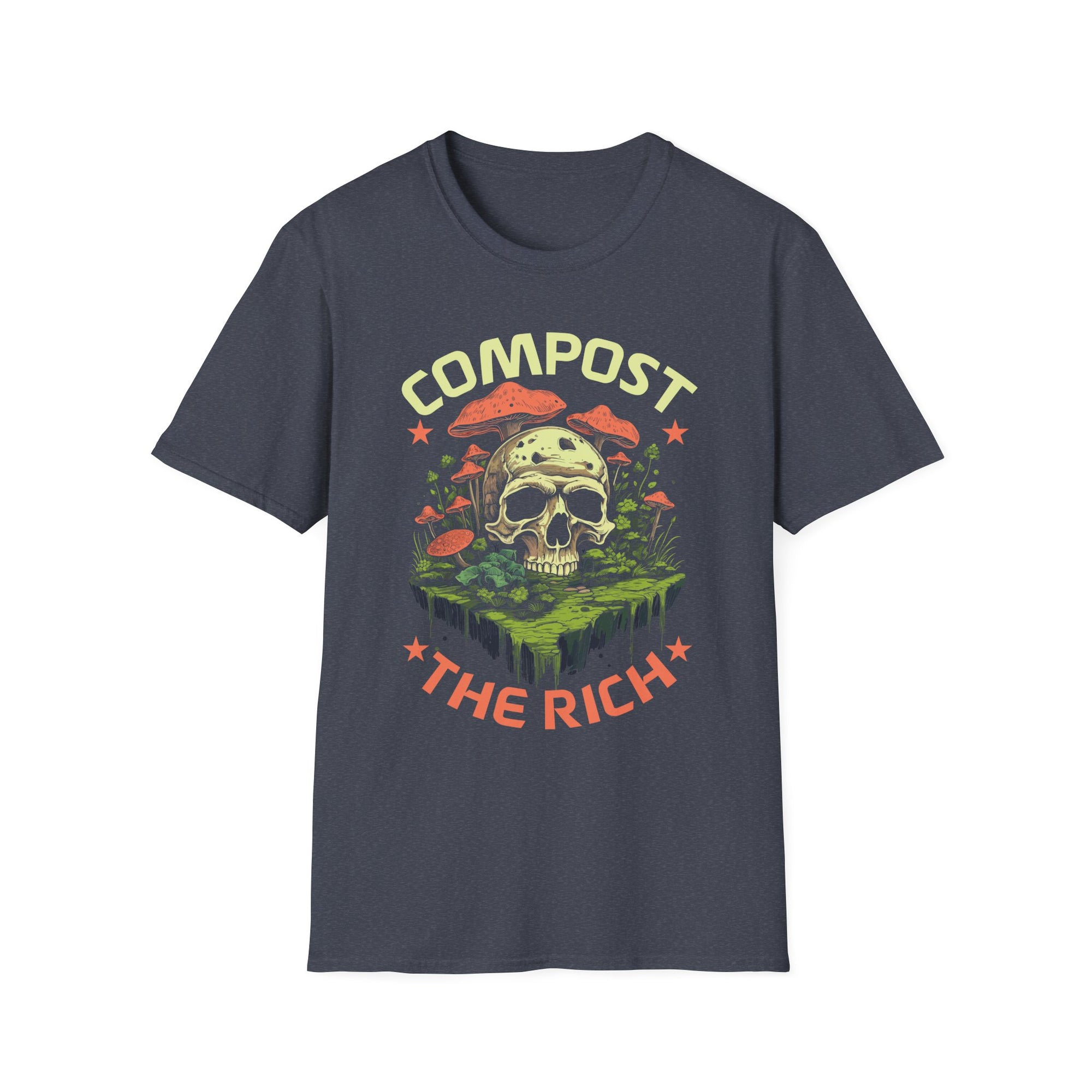 Compost the Rich Unisex Softstyle T-Shirt, Eco-Friendly Tee, Great for Environmentalists, Casual Wear, Earth Day Gift, Gift for Nature [...]