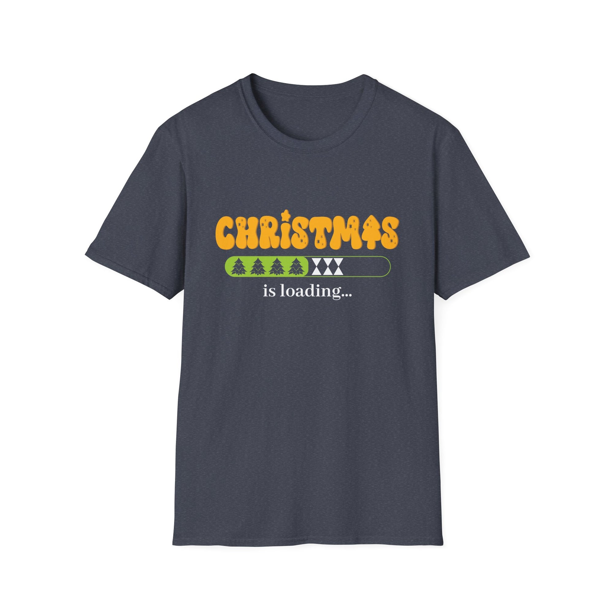 Christmas Loading Tee, Fun Holiday Gift, Unisex Graphic T-Shirt, Festive Apparel, XMAS Countdown Tee