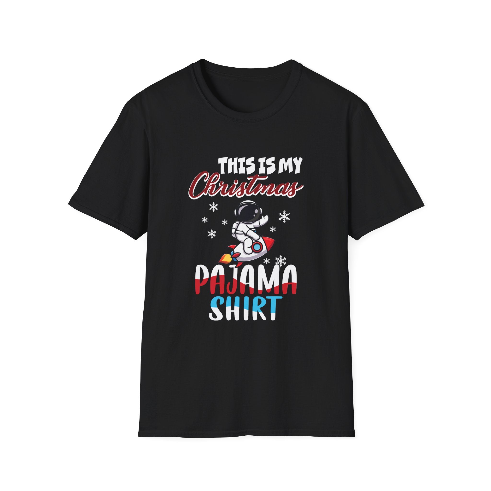 Christmas Pajama Shirt, Unisex Holiday Tee, Cozy Christmas Gift, Fun Winter Apparel, Festive Shirt for Parties