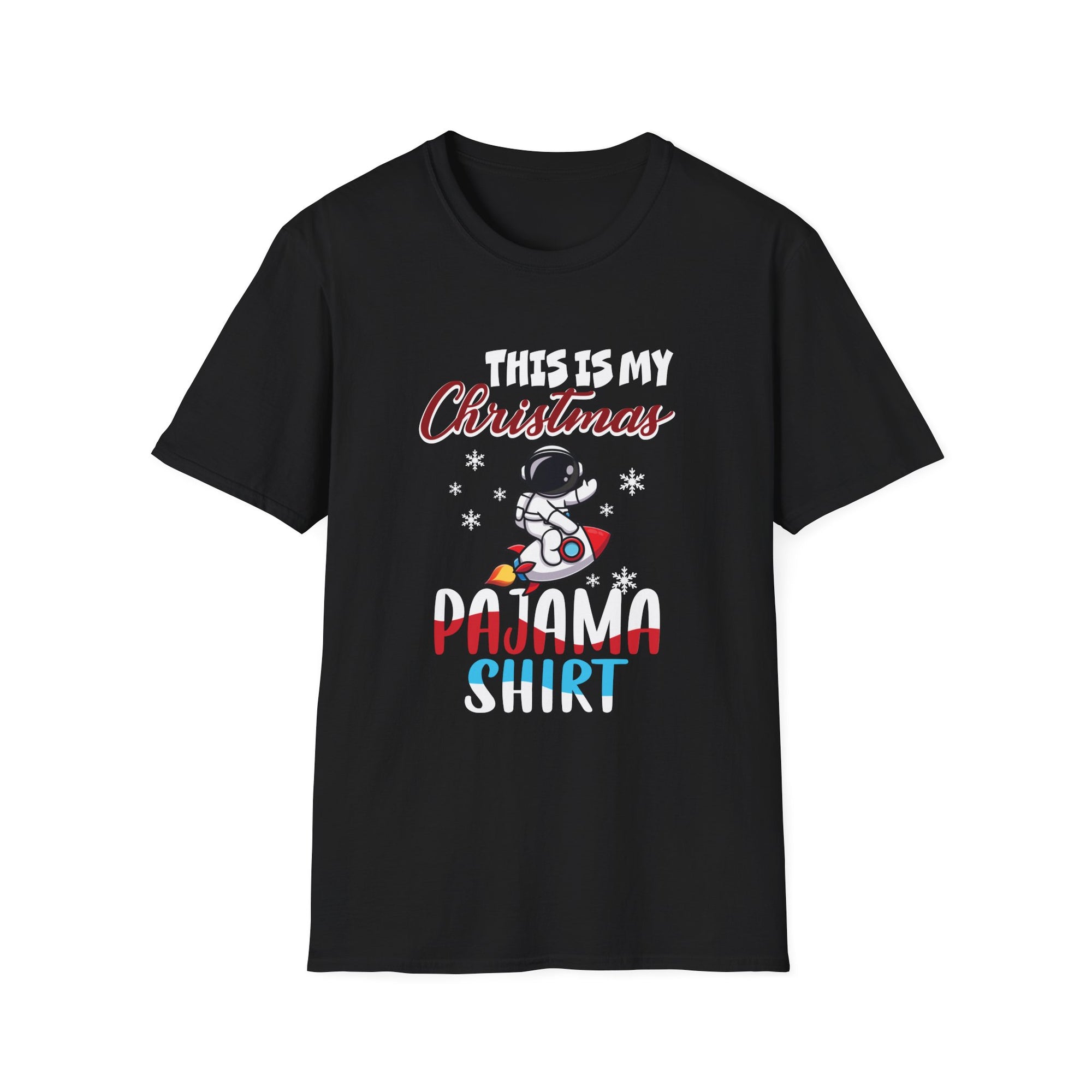 Christmas Pajama Shirt, Unisex Holiday Tee, Cozy Christmas Gift, Fun Winter Apparel, Festive Shirt for Parties
