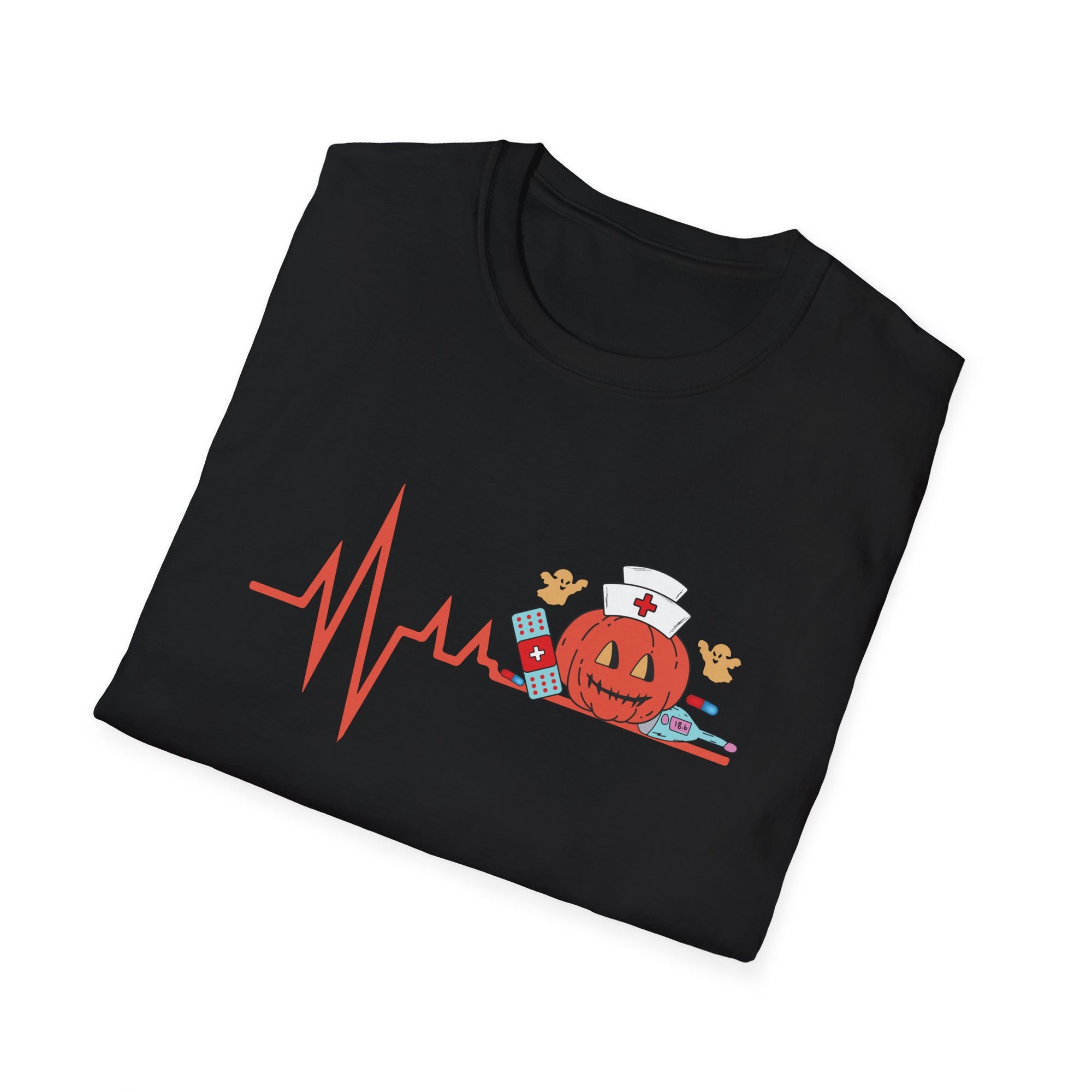 Halloween Chef Pumpkin T-Shirt, Funny Halloween Shirt, Unisex Tee, Pumpkin Design, Spooky Vibe, Perfect for Celebrations