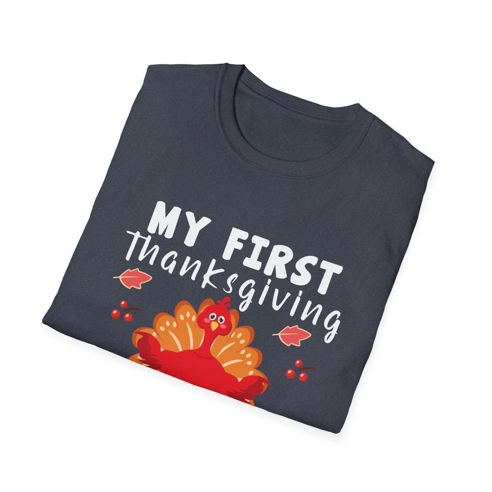 My First Thanksgiving as Grandma T-Shirt, Cute Thanksgiving Tee, Family Gathering Apparel, Kids First Thanksgiving Shirt, Fall Holiday Gift