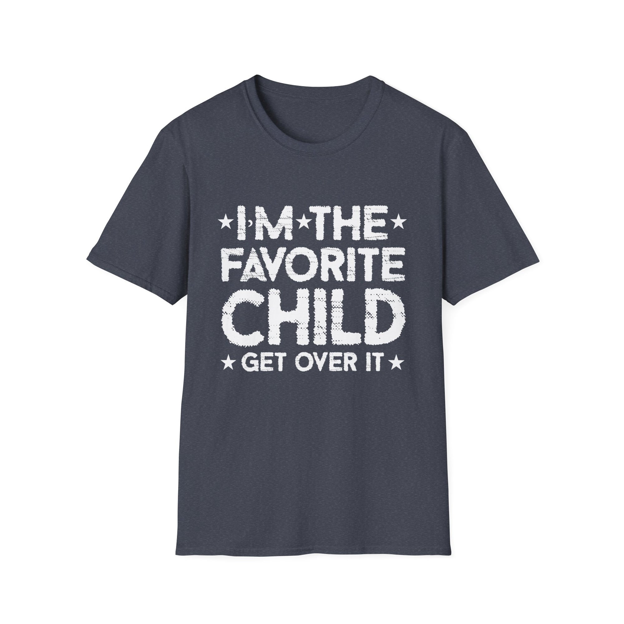 Funny Favorite Child T-Shirt, Unisex Softstyle Tee, Family Humor Shirt, Gifts for Siblings, Casual Wear, Birthday Gift