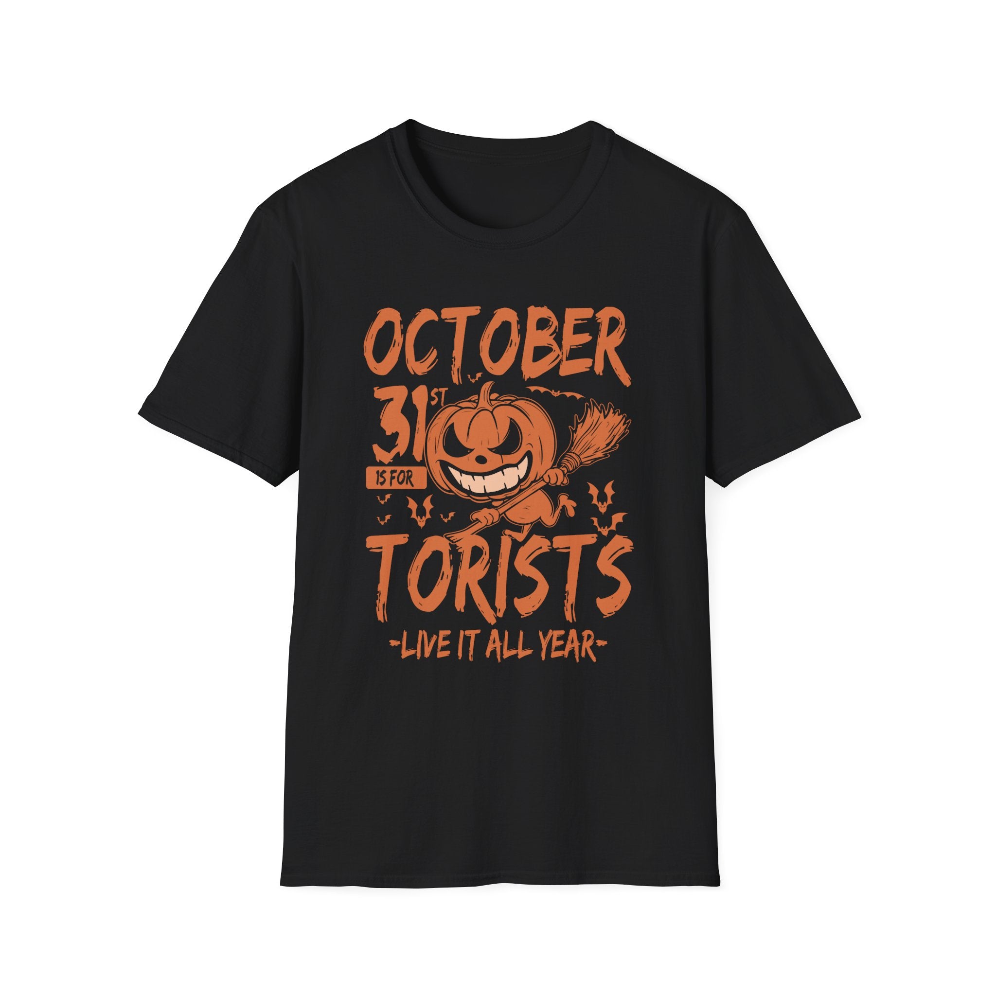 Halloween Unisex T-Shirt - October 31st, Spooky Fun, Fall Fashion, Pumpkin Graphic Tee, Trick or Treat, October Apparel