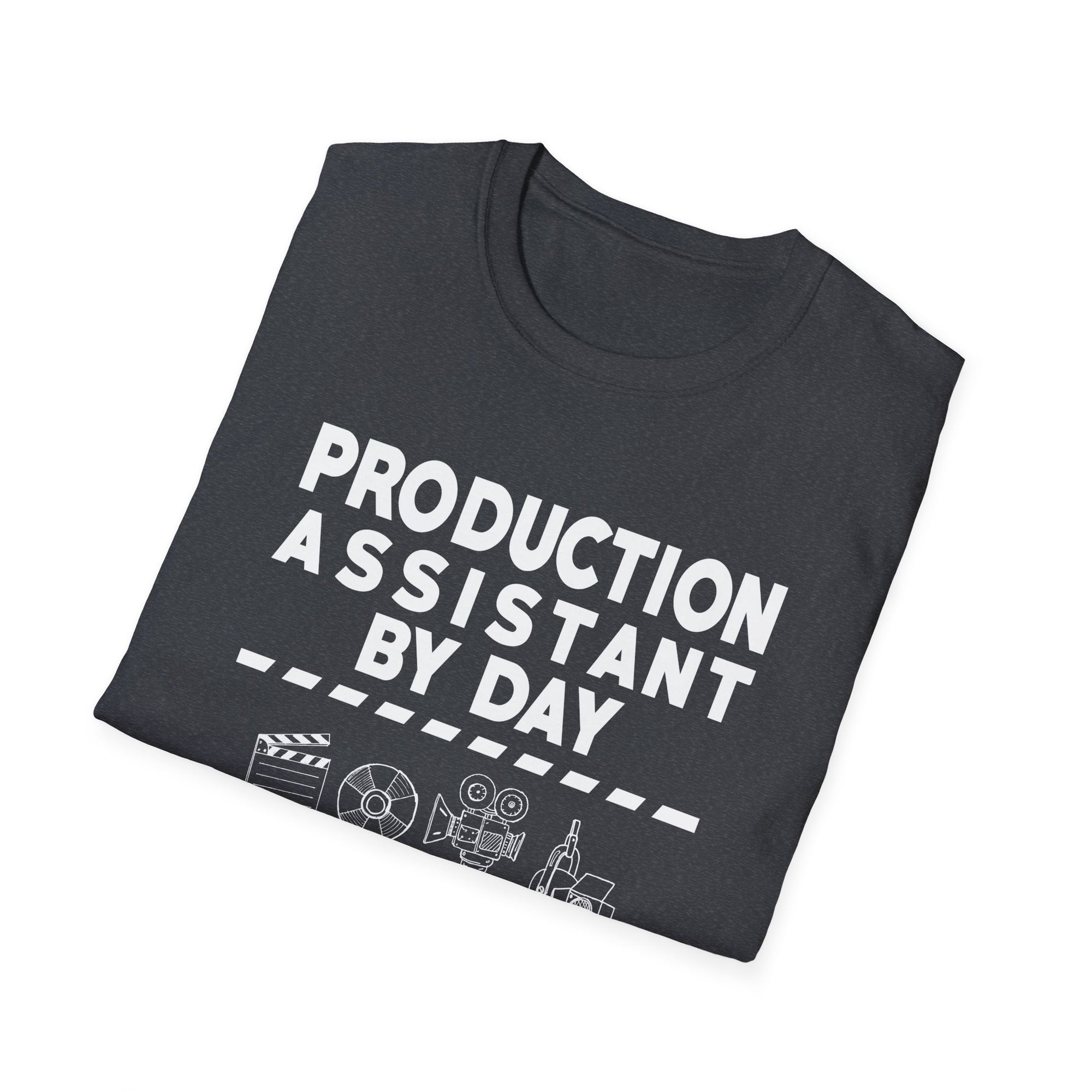 Production Assistant T-Shirt, Creative Gift for Filmmakers, Movie Lover Apparel, Fun Work Shirt, Casual Graphic Tee