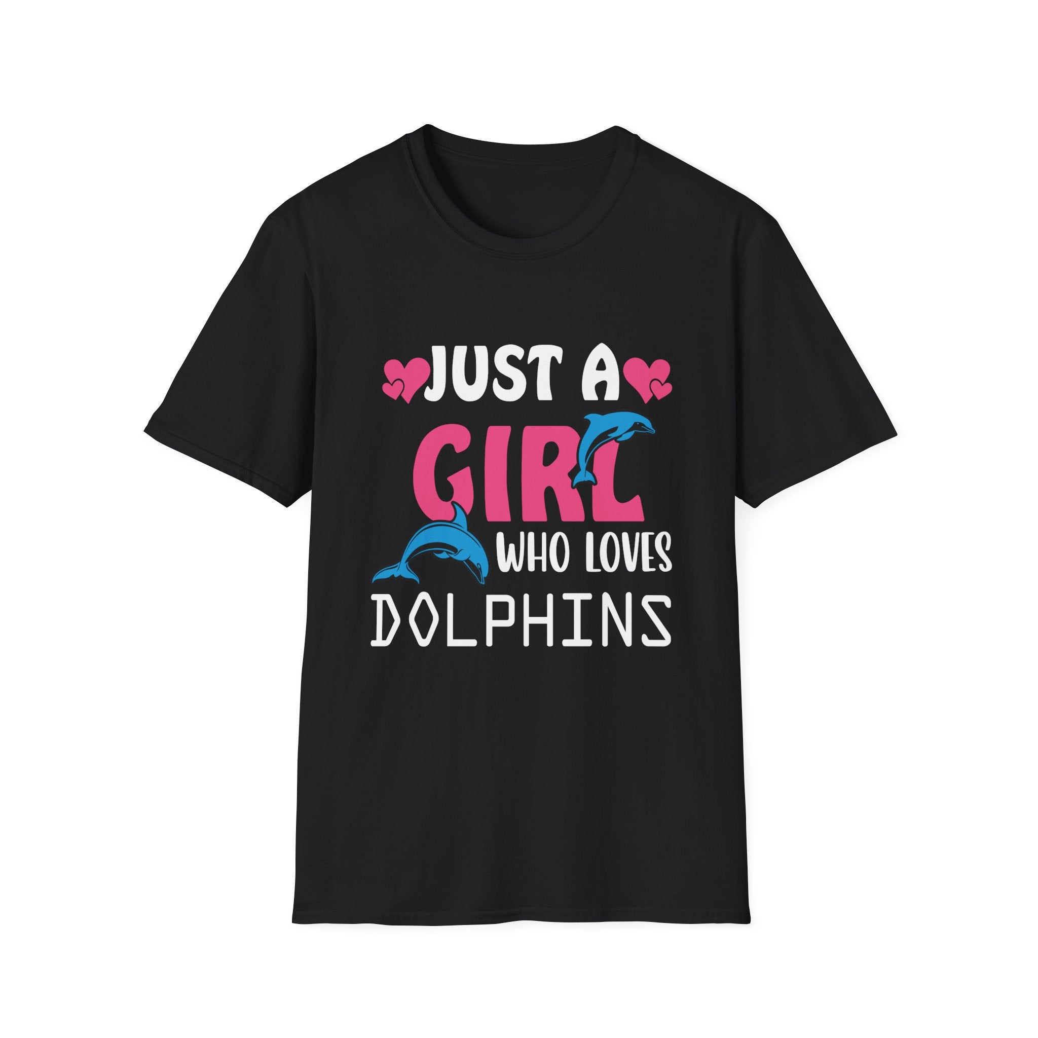 Just a Girl Who Loves Dolphins Unisex Softstyle T-Shirt, Dolphin Lover Gift, Cute Summer Tee, Ocean Enthusiast Shirt, Gift for Her, [...]