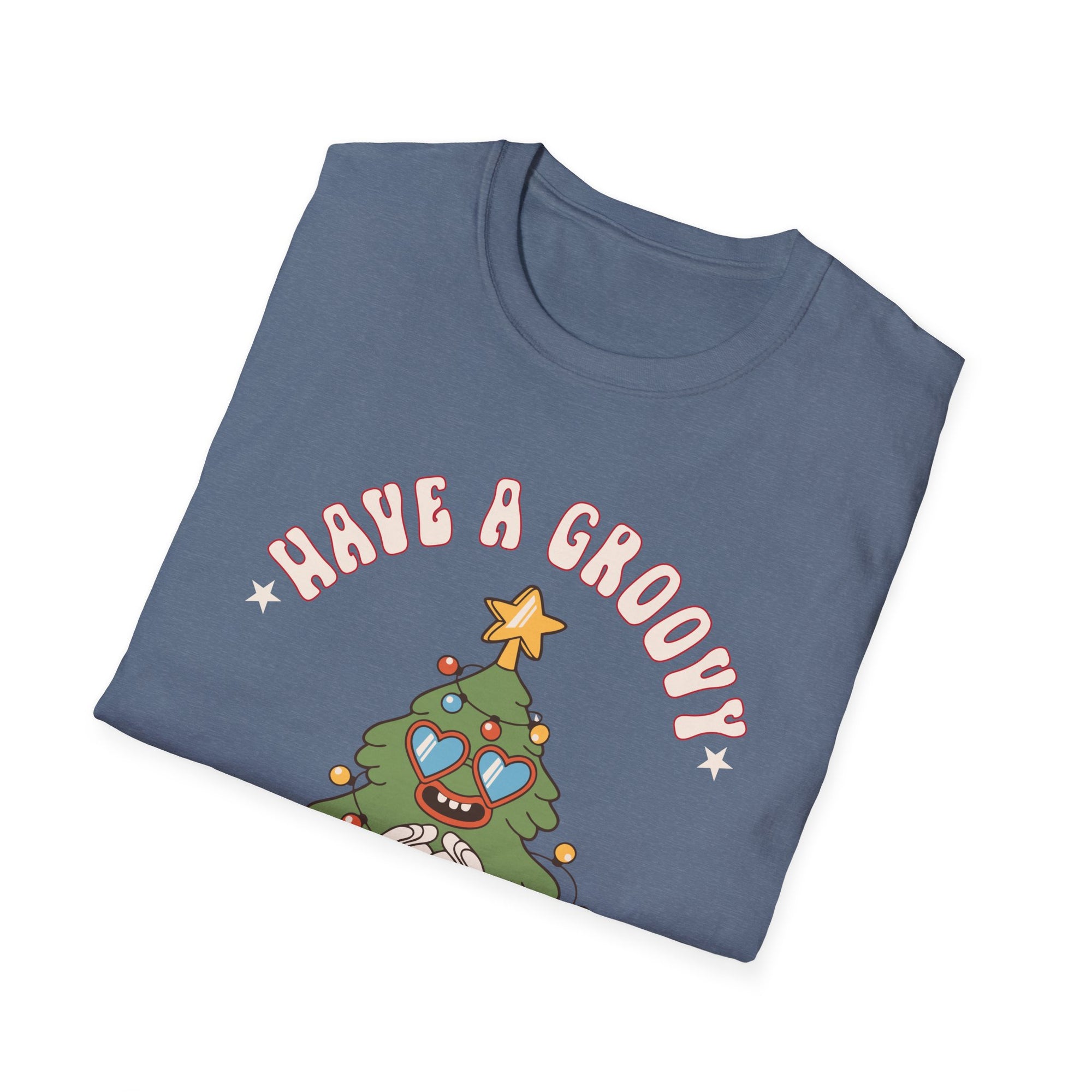 Groovy Christmas T-Shirt, Unisex Holiday Tee, Fun Christmas Apparel, Ugly Sweater Alternative, Festive Gift Idea, Cool Christmas Shirt