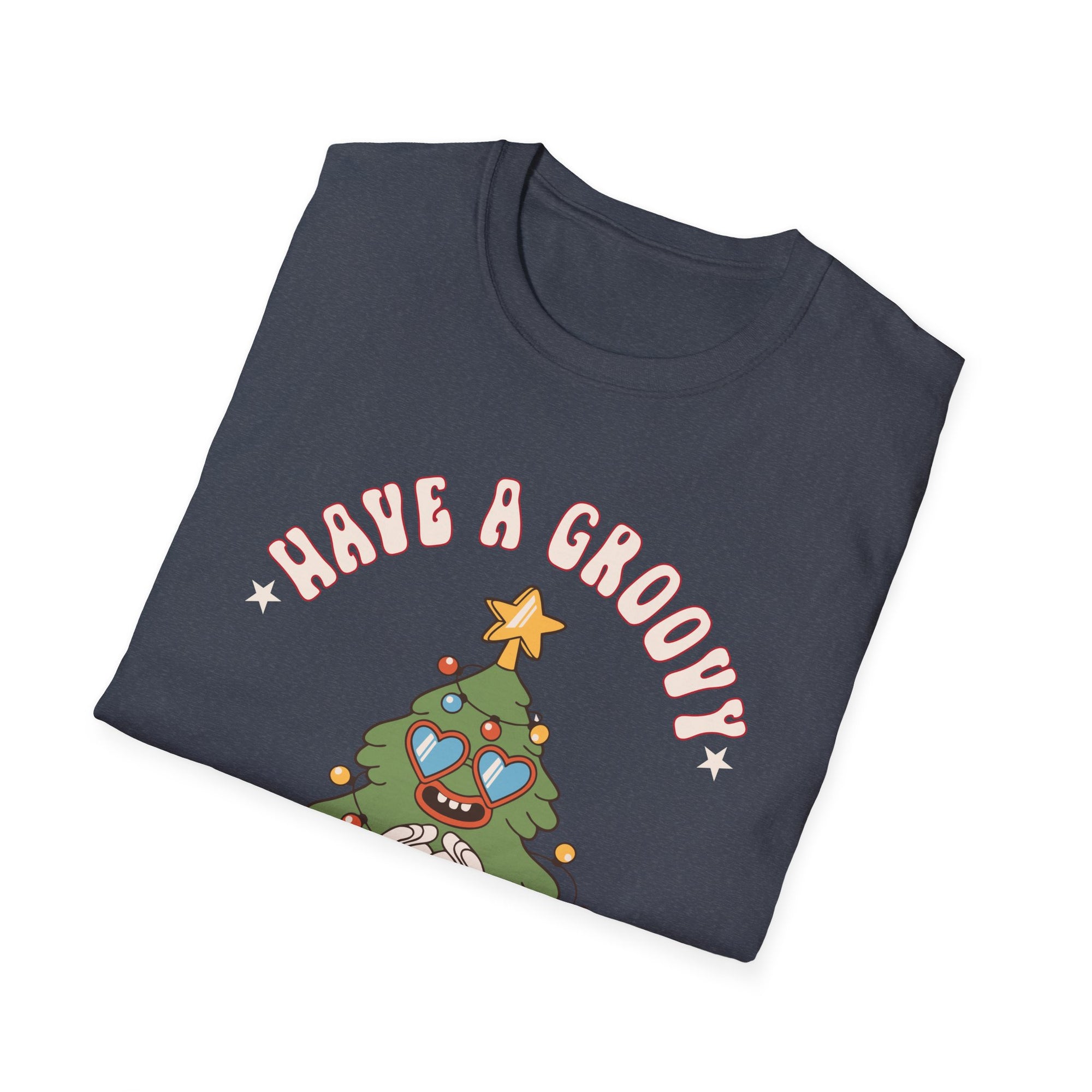 Groovy Christmas T-Shirt, Unisex Holiday Tee, Fun Christmas Apparel, Ugly Sweater Alternative, Festive Gift Idea, Cool Christmas Shirt