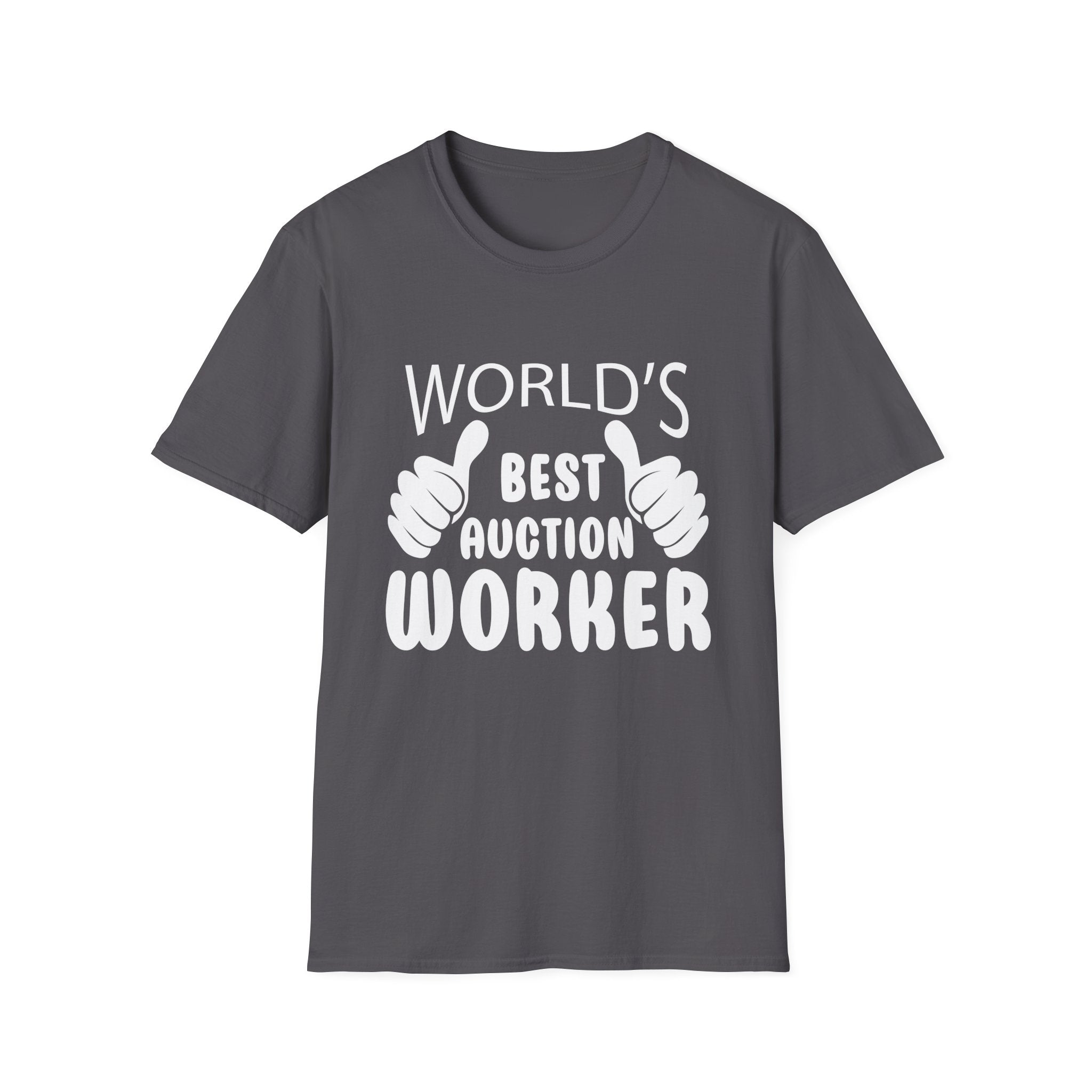 World's Best Auction Worker T-Shirt, Funny Gift, Unisex Tee, Auction Enthusiast Shirt, Father's Day, Work Appreciation