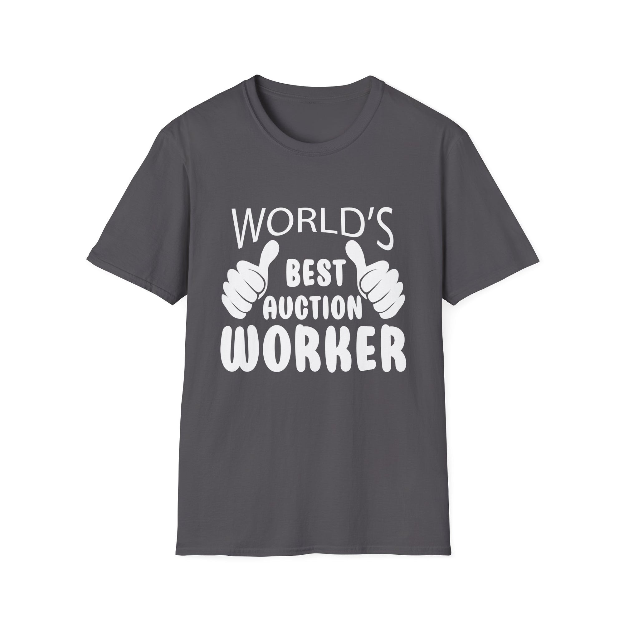 World's Best Auction Worker T-Shirt, Funny Gift, Unisex Tee, Auction Enthusiast Shirt, Father's Day, Work Appreciation