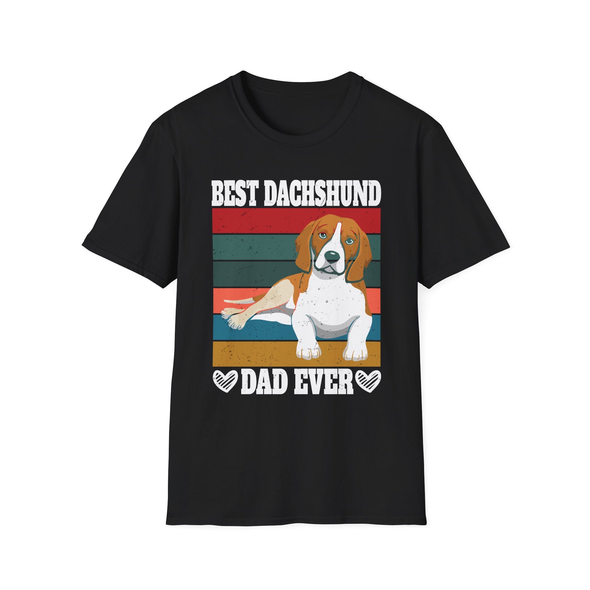Best Dachshund Dad Ever Unisex T-Shirt, Dog Lover Gift, Pet Dad Tee, Father's Day Shirt, Animal Lover Apparel