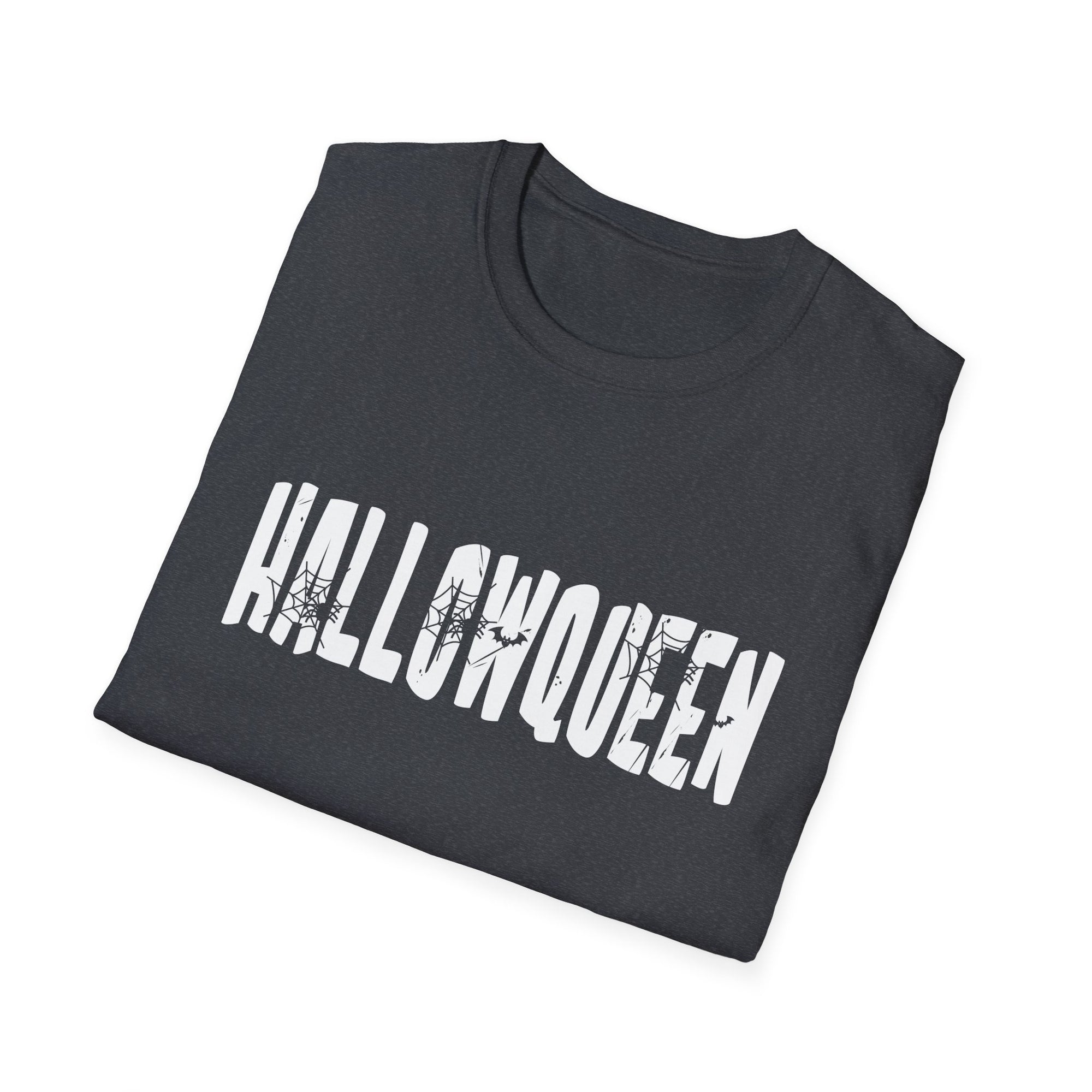 Hallowqueen T-Shirt | Fun Halloween Tee, Unisex Halloween Shirt, Spooky Season Apparel, October Celebration Outfit, Boo-tiful Gift