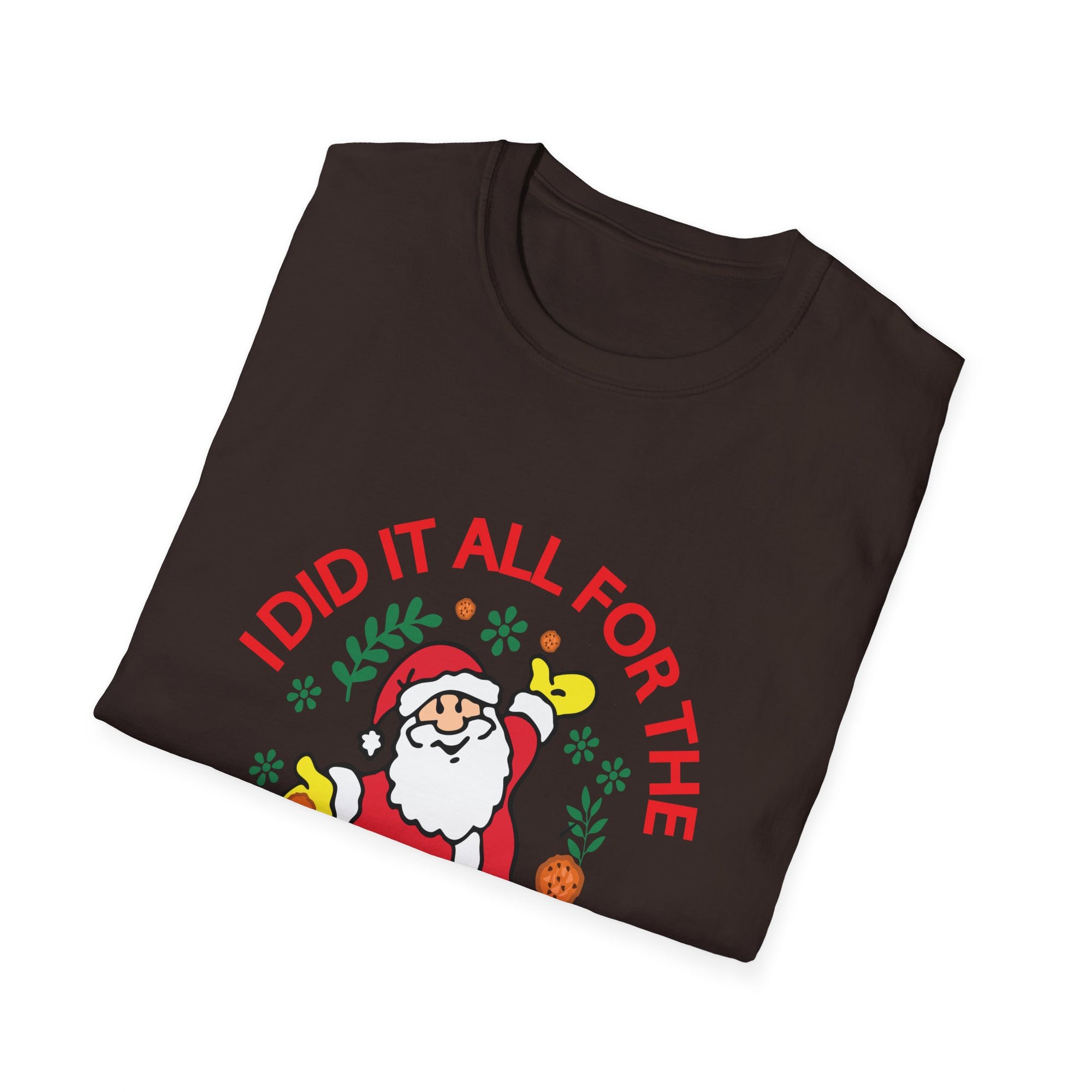 Funny Christmas Cookie T-Shirt, Holiday Gift, Santa Tee, Unisex X-Mas Shirt, Baking Lover's Apparel
