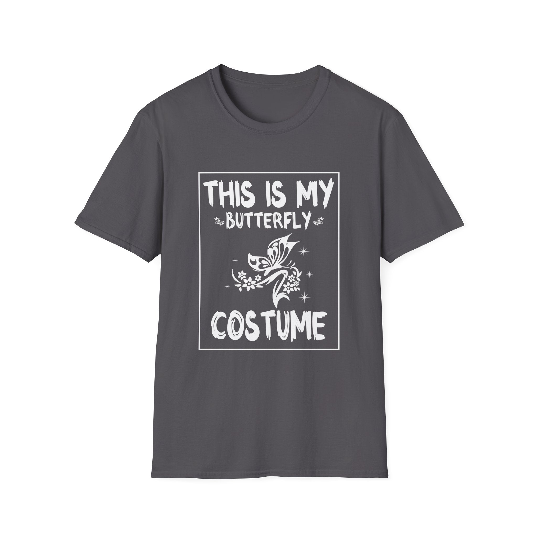 Butterfly Costume Unisex Softstyle T-Shirt, Funny Halloween Shirt, Graphic Tee, Gift for Kids and Adults, Cute Costume Top