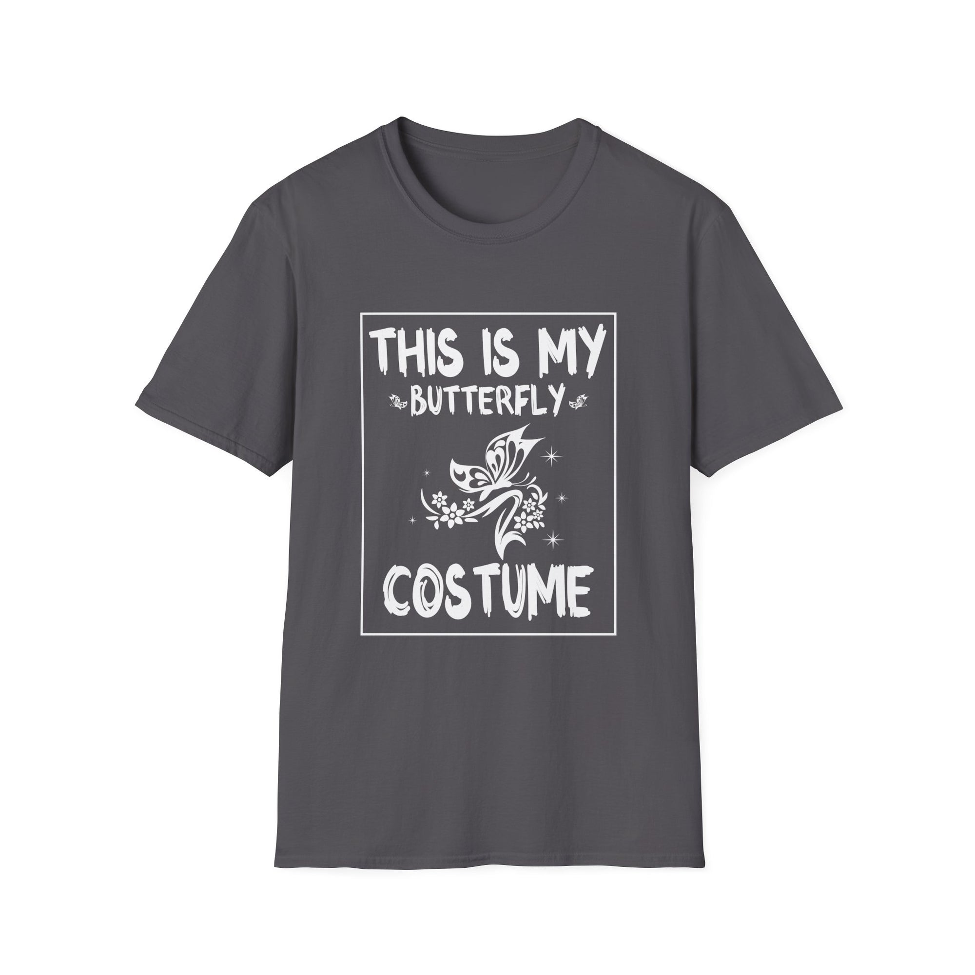 Butterfly Costume Unisex Softstyle T-Shirt, Funny Halloween Shirt, Graphic Tee, Gift for Kids and Adults, Cute Costume Top