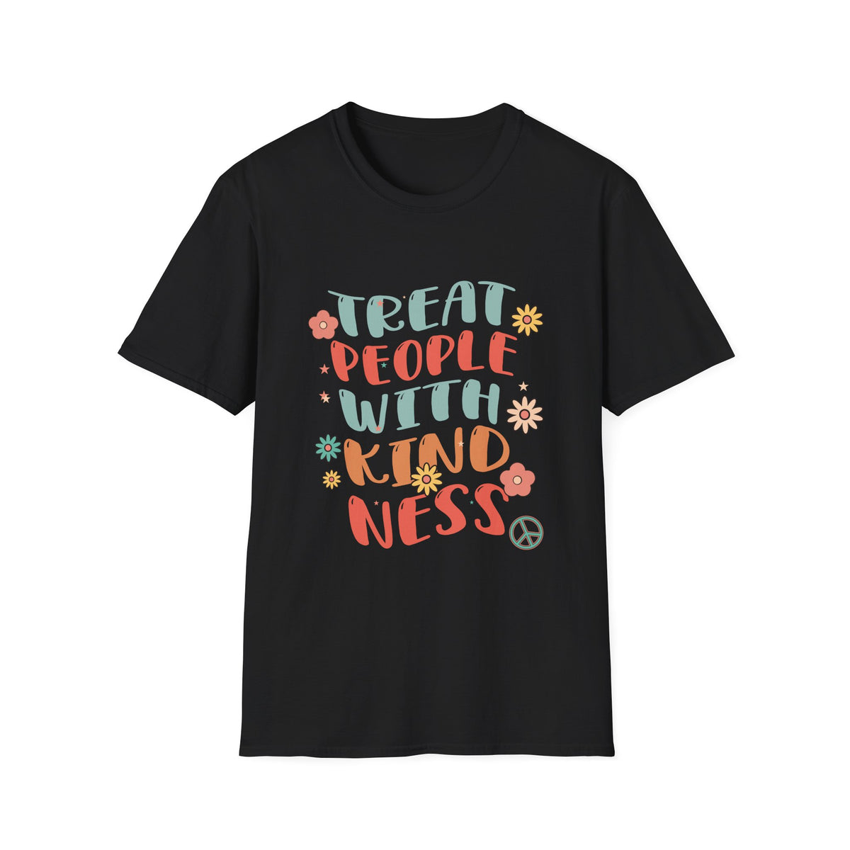 Treat People with Kindness T-Shirt, Unisex Tee, Positive Message Shirt, Gift for Friends, Everyday Wear