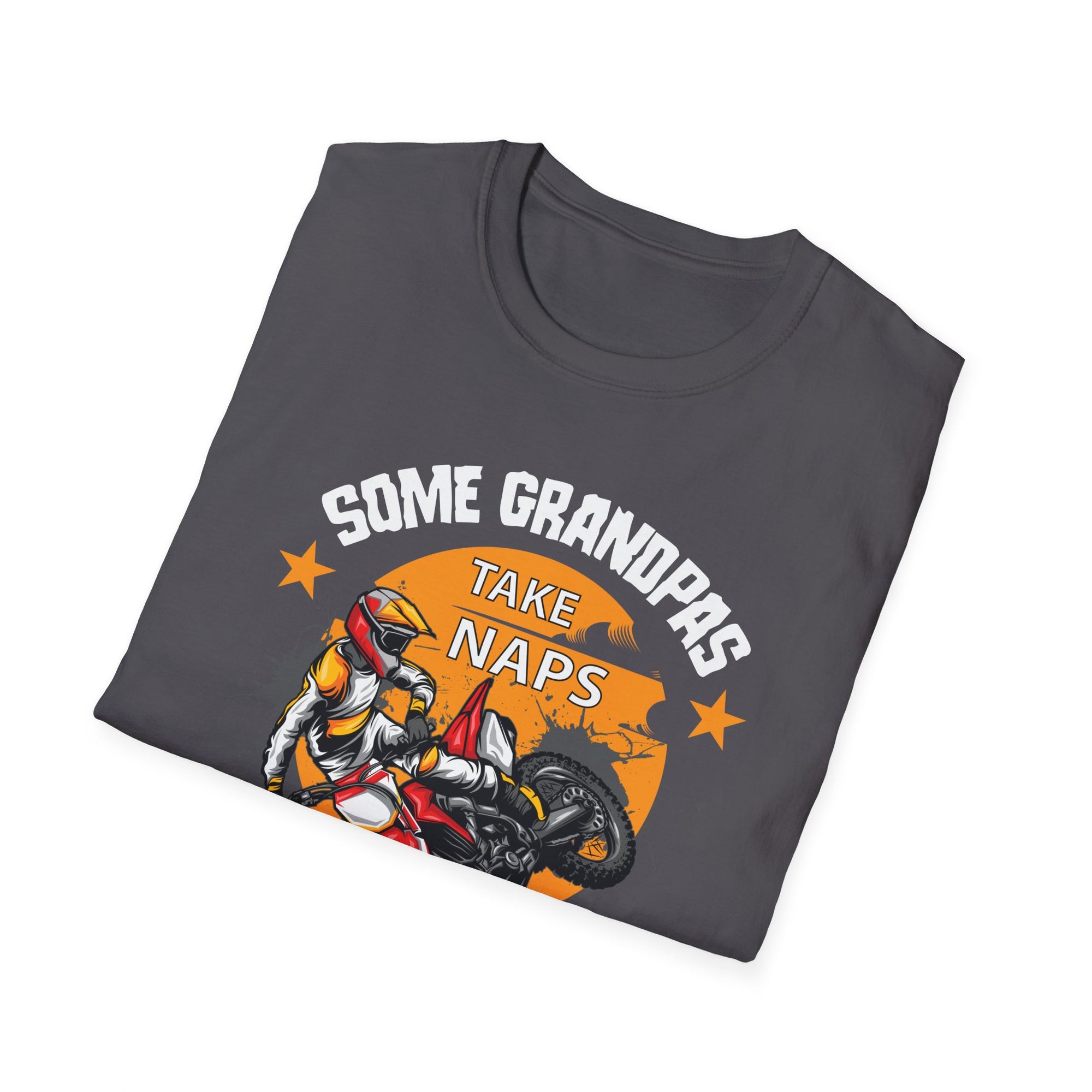 Cool Grandpa Dirt Bike T-Shirt, Gift for Grandfather, Motorcycle Enthusiast Tee, Men's Birthday Gift, Father's Day Fun Shirt