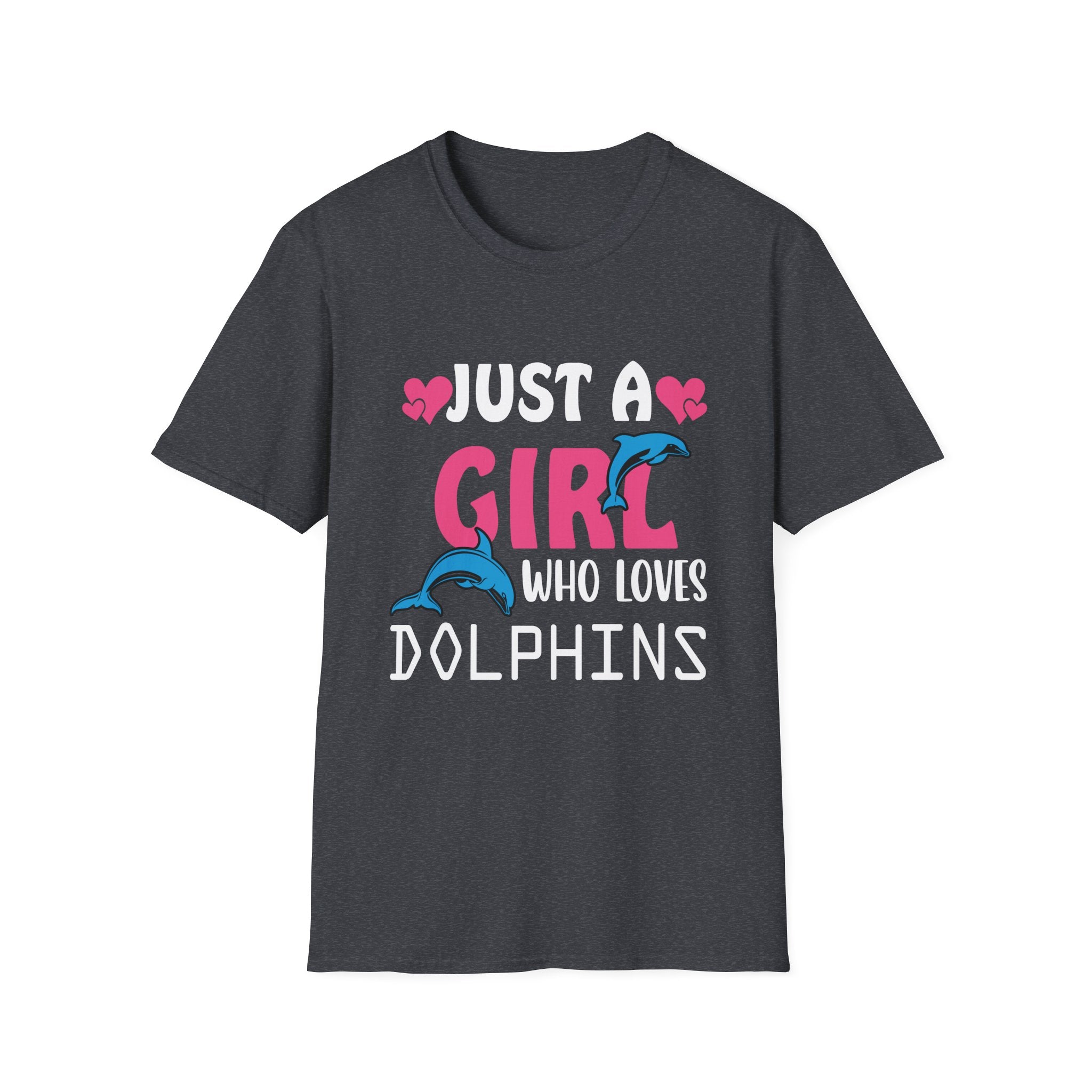 Just a Girl Who Loves Dolphins Unisex Softstyle T-Shirt, Dolphin Lover Gift, Cute Summer Tee, Ocean Enthusiast Shirt, Gift for Her, [...]