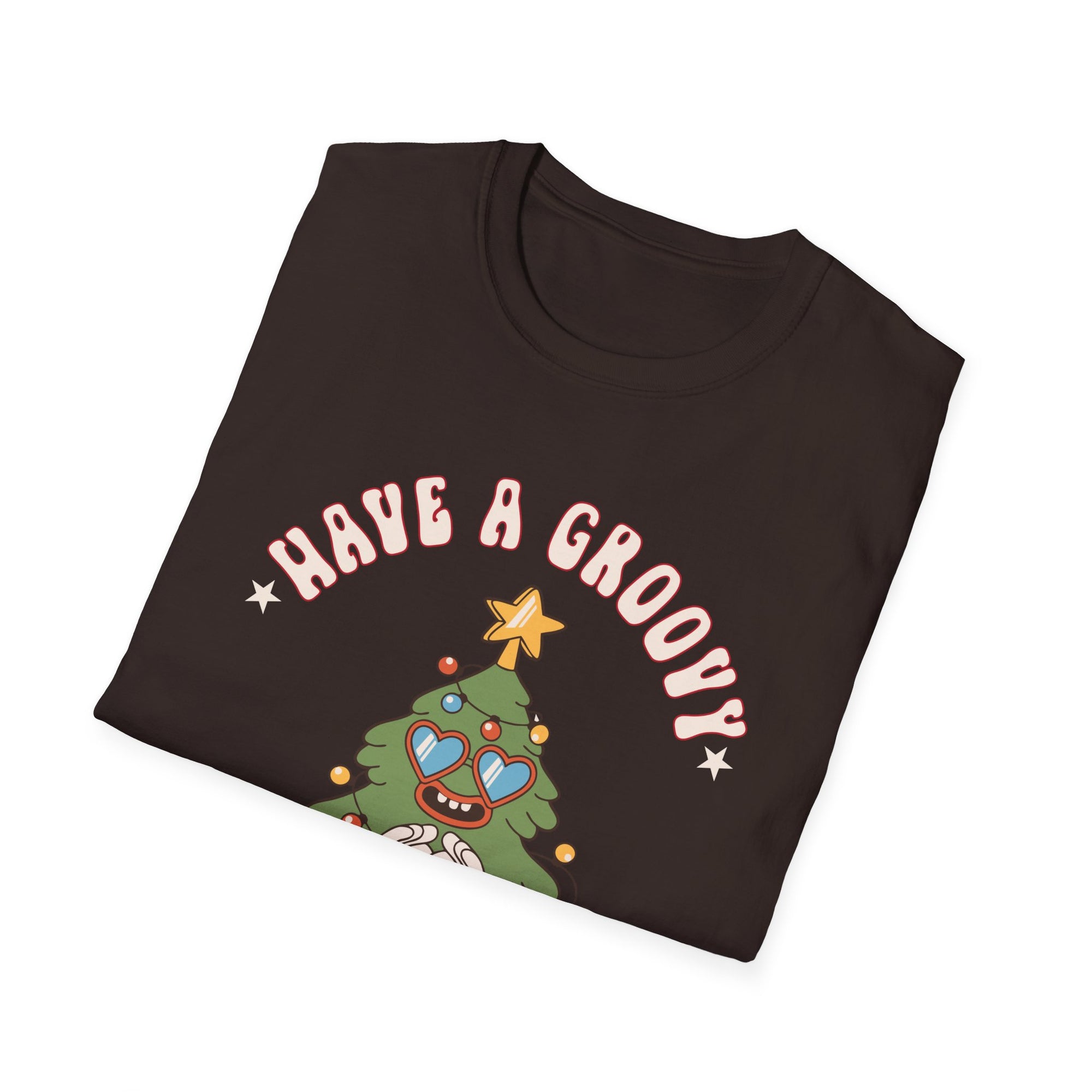 Groovy Christmas T-Shirt, Unisex Holiday Tee, Fun Christmas Apparel, Ugly Sweater Alternative, Festive Gift Idea, Cool Christmas Shirt