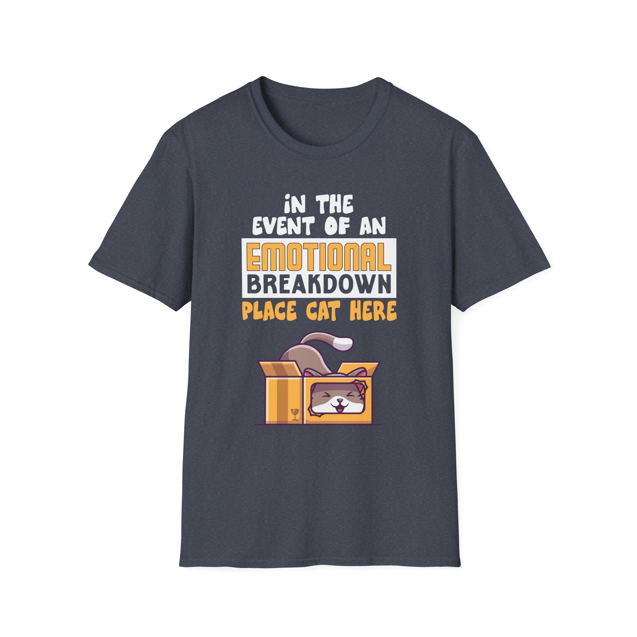 Cat Shirts for Men/Women - Funny Cat Shirts for Cat Dad/Mom Unisex Softstyle T-Shirt