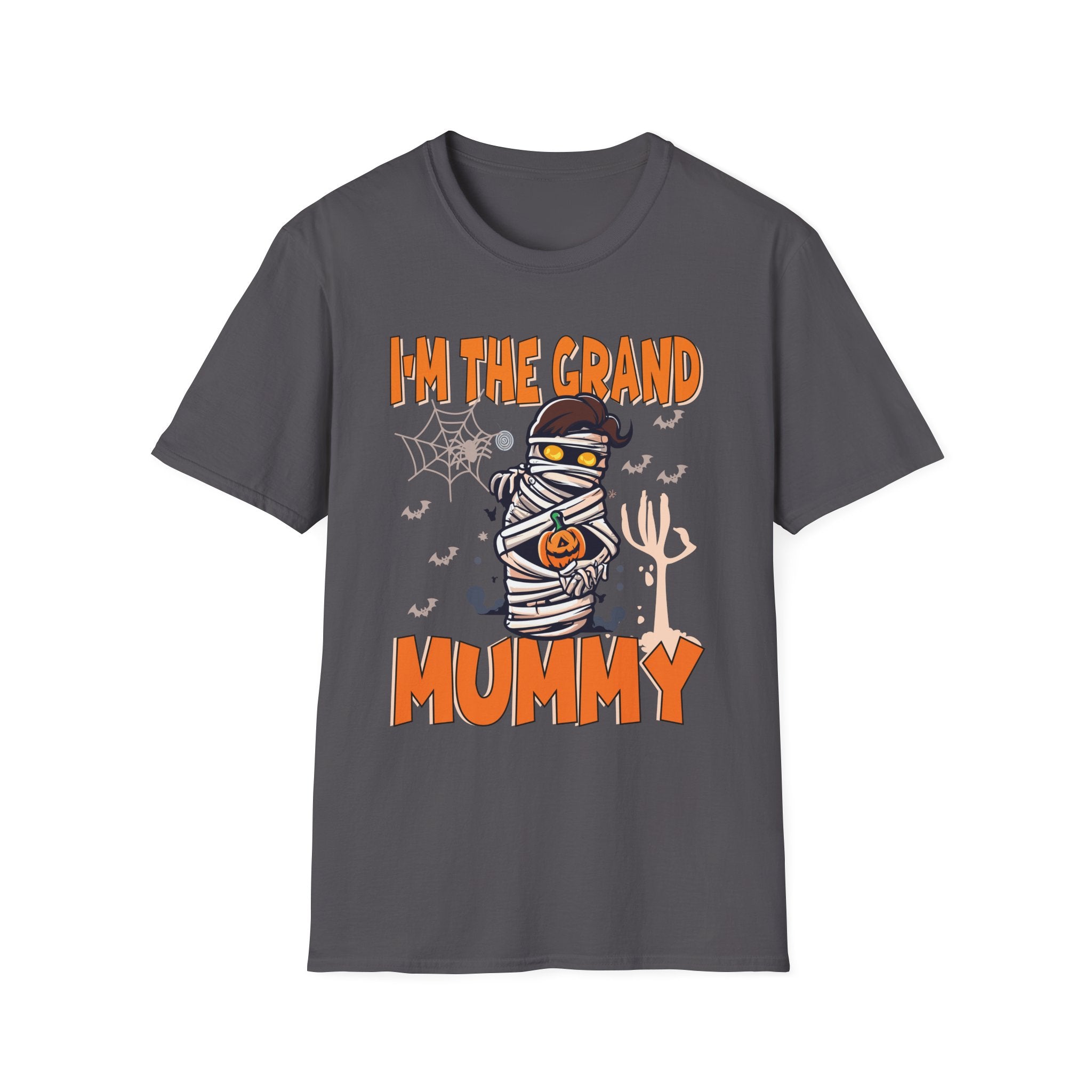 Halloween Mummy T-Shirt - I'm the Grand Mummy, Spooky Fun Tee, Fall Apparel, Unisex Party Shirt, Halloween Costume Top