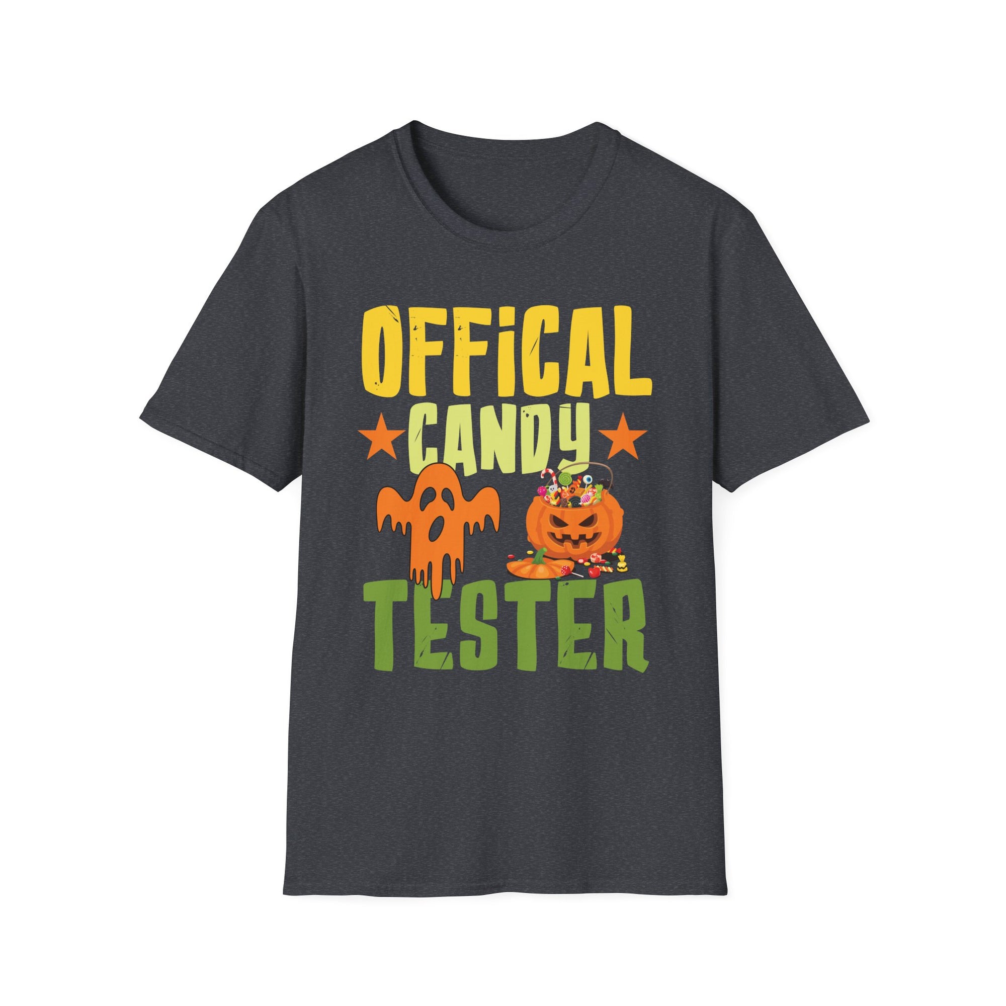 Halloween Candy Tester T-Shirt, Unisex Graphic Tee, Spooky Shirt, Fall Celebration Apparel, Trick or Treat Shirt