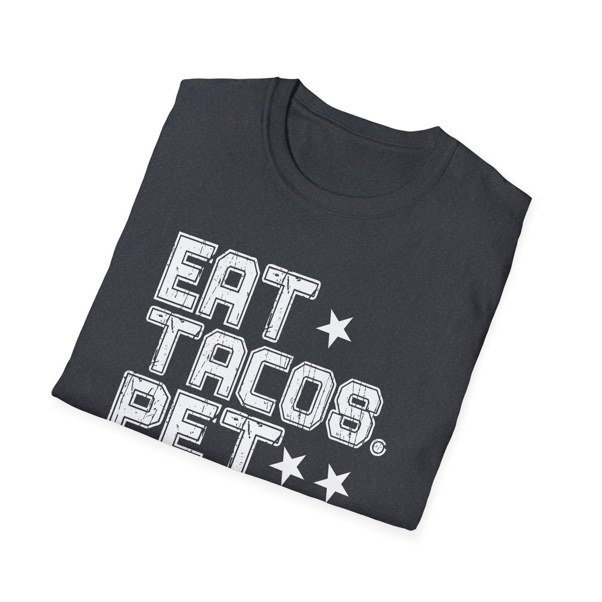 Funny Dog Lover's Tee - Eat Tacos Pet Dogs, Unisex Softstyle T-Shirt for Dog Owners, Gift for Pet Lovers, Casual Everyday Shirt, Funny [...]