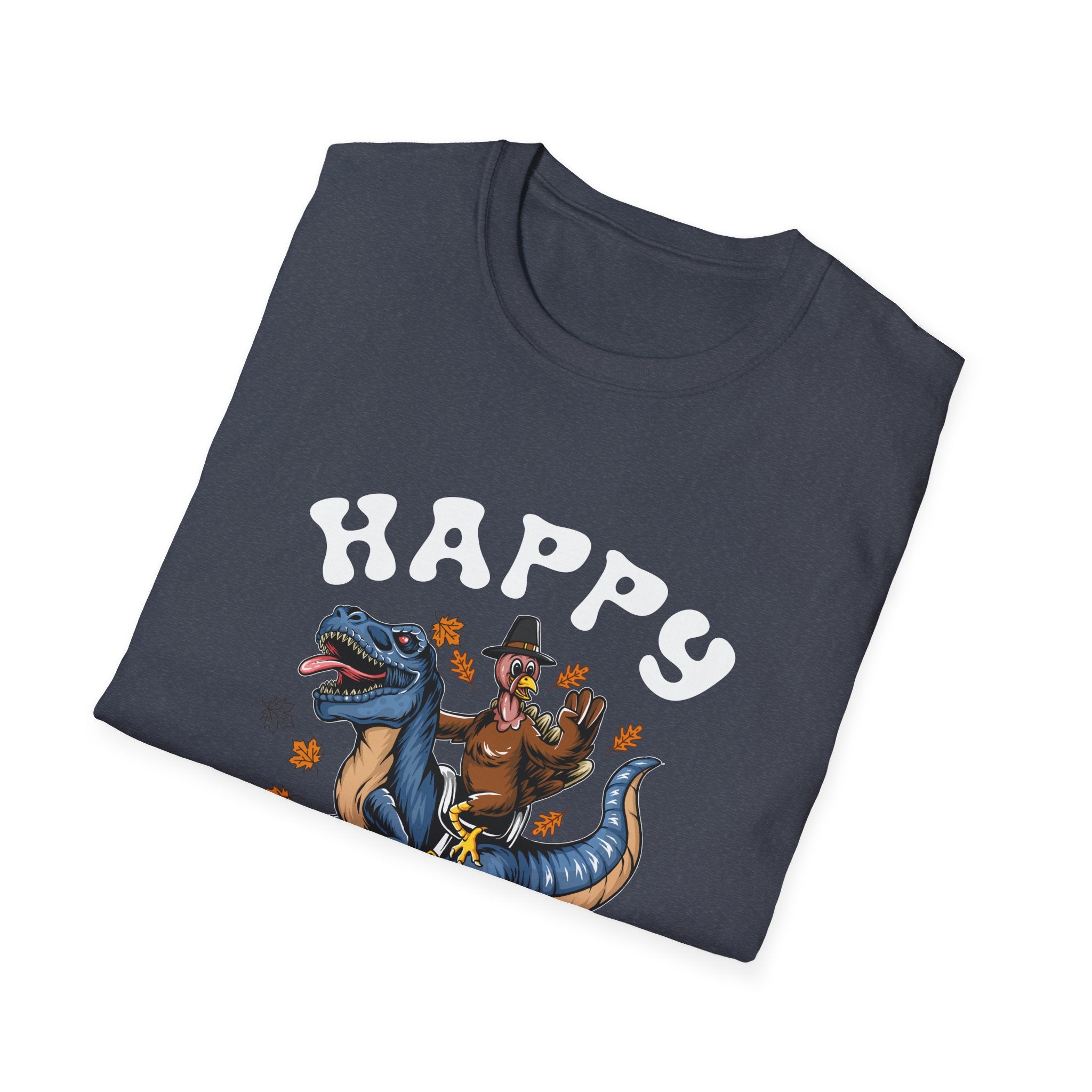 Happy Trexgiving T-Shirt, Dinosaur Tee, Unisex Graphic Shirt, Funny Holiday Shirt, Thanksgiving Gift, Casual Wear